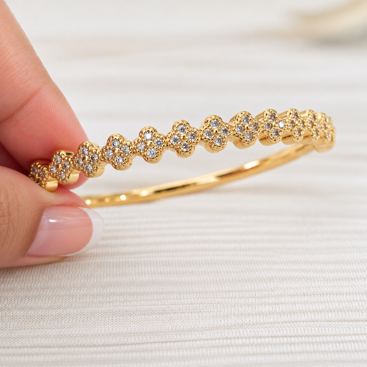 Celeste Gold Crystal Bracelet