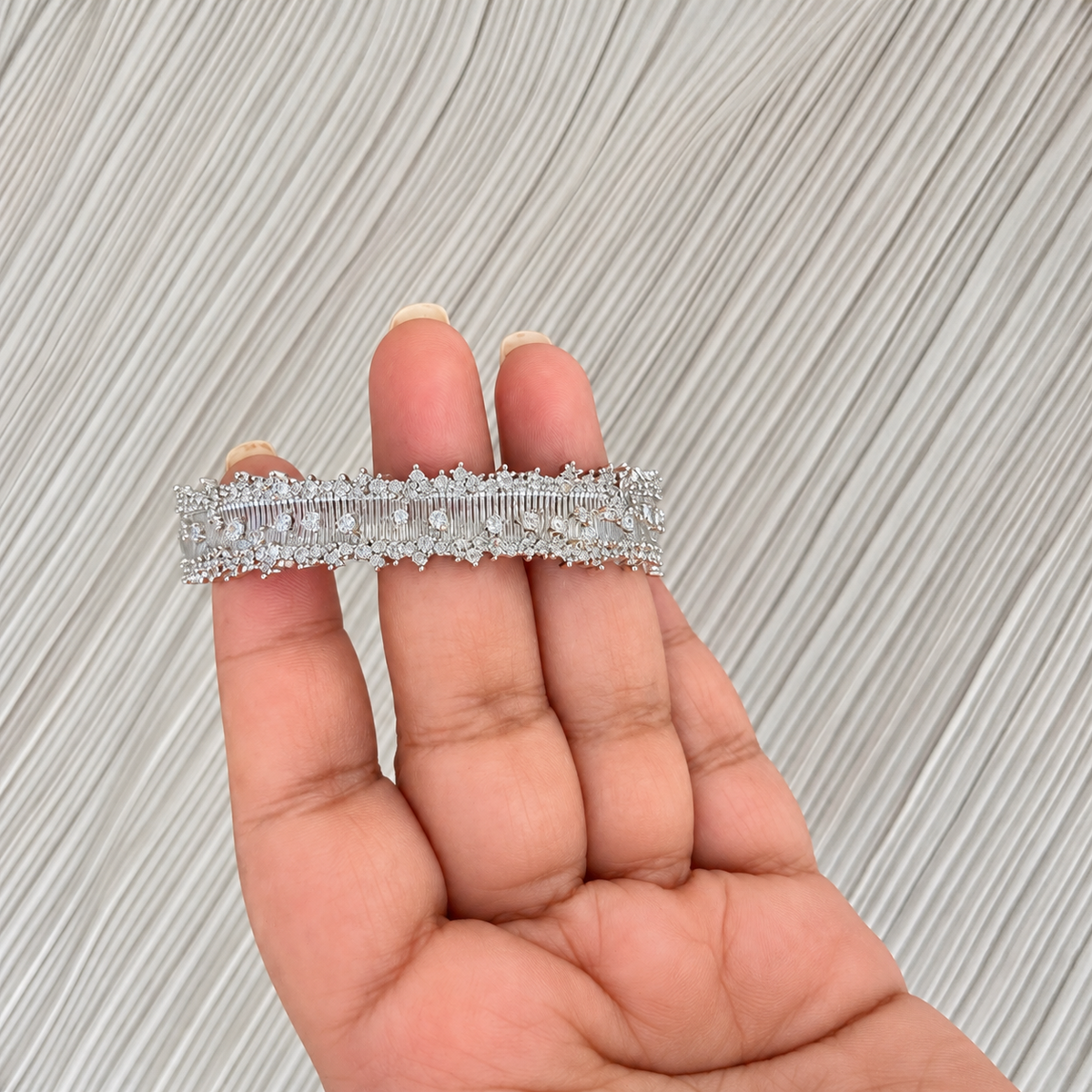 Silver Crystal Bracelet