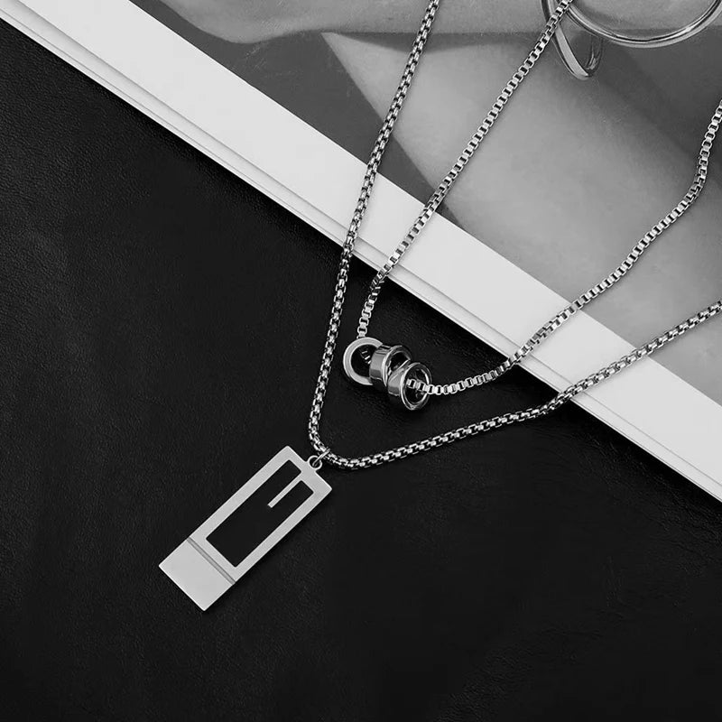 Double Chain Silver