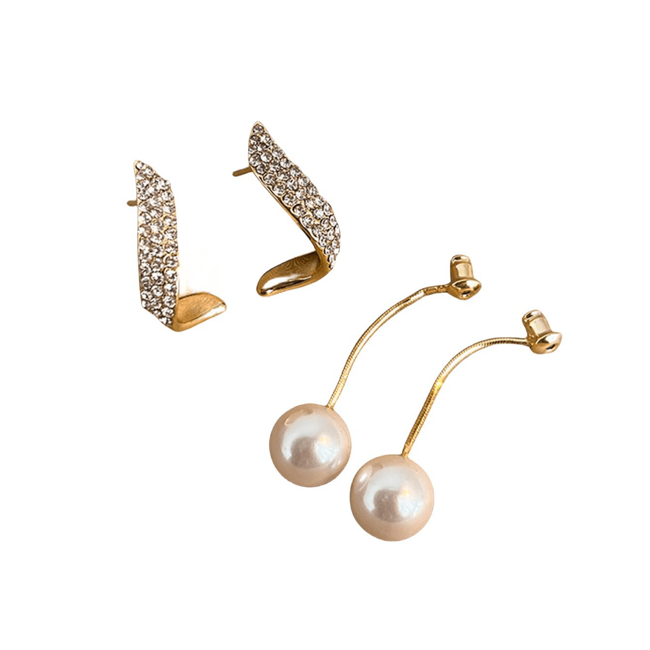 Glimmer Pearl Danglers