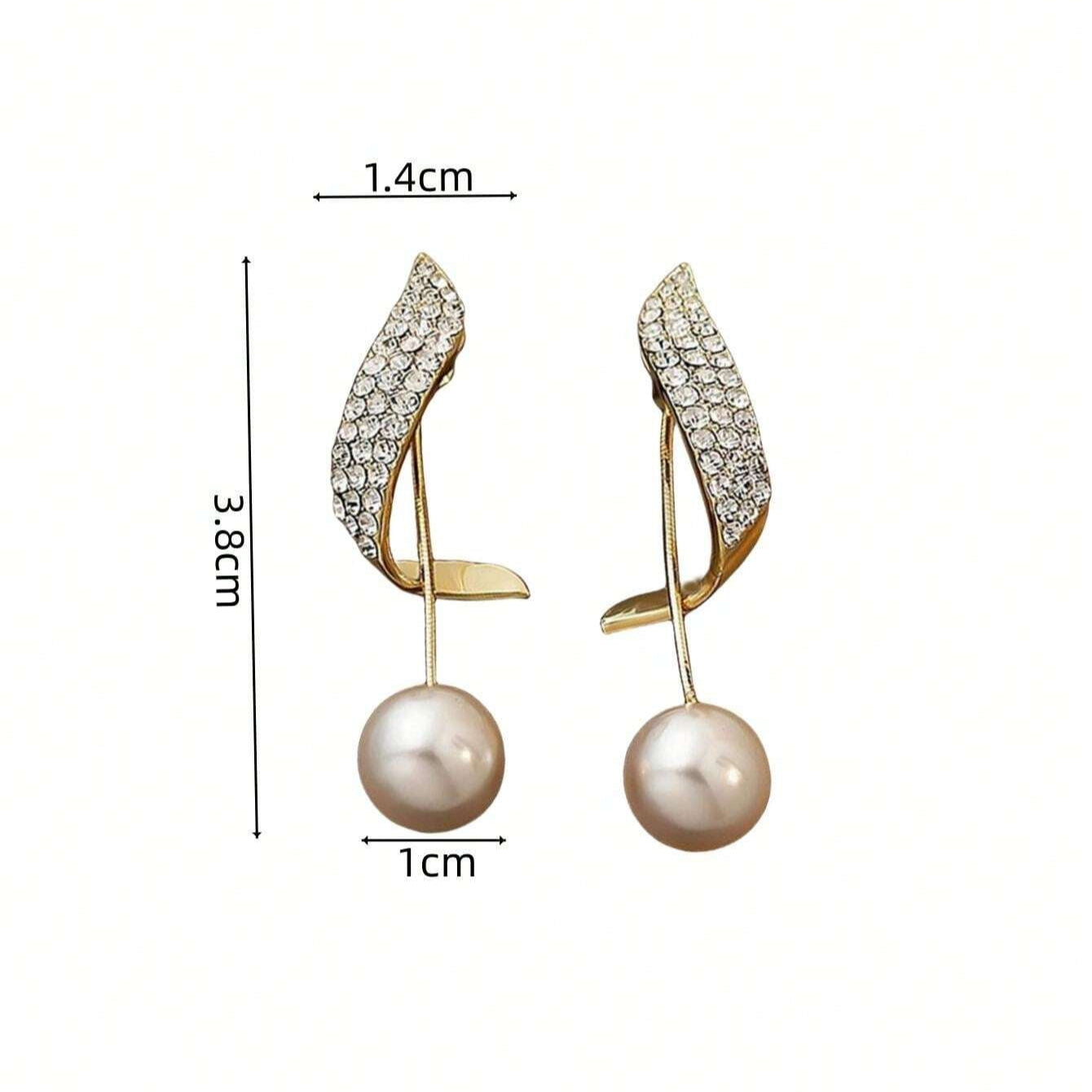 Glimmer Pearl Danglers