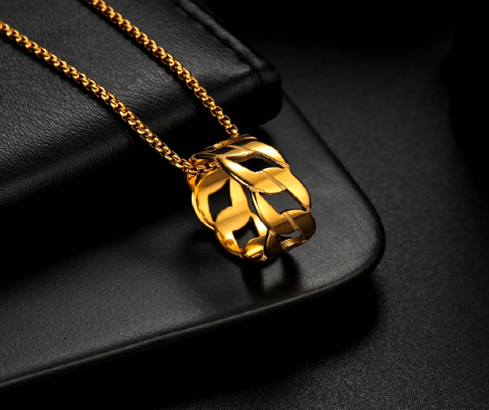 Gold Ring Charm