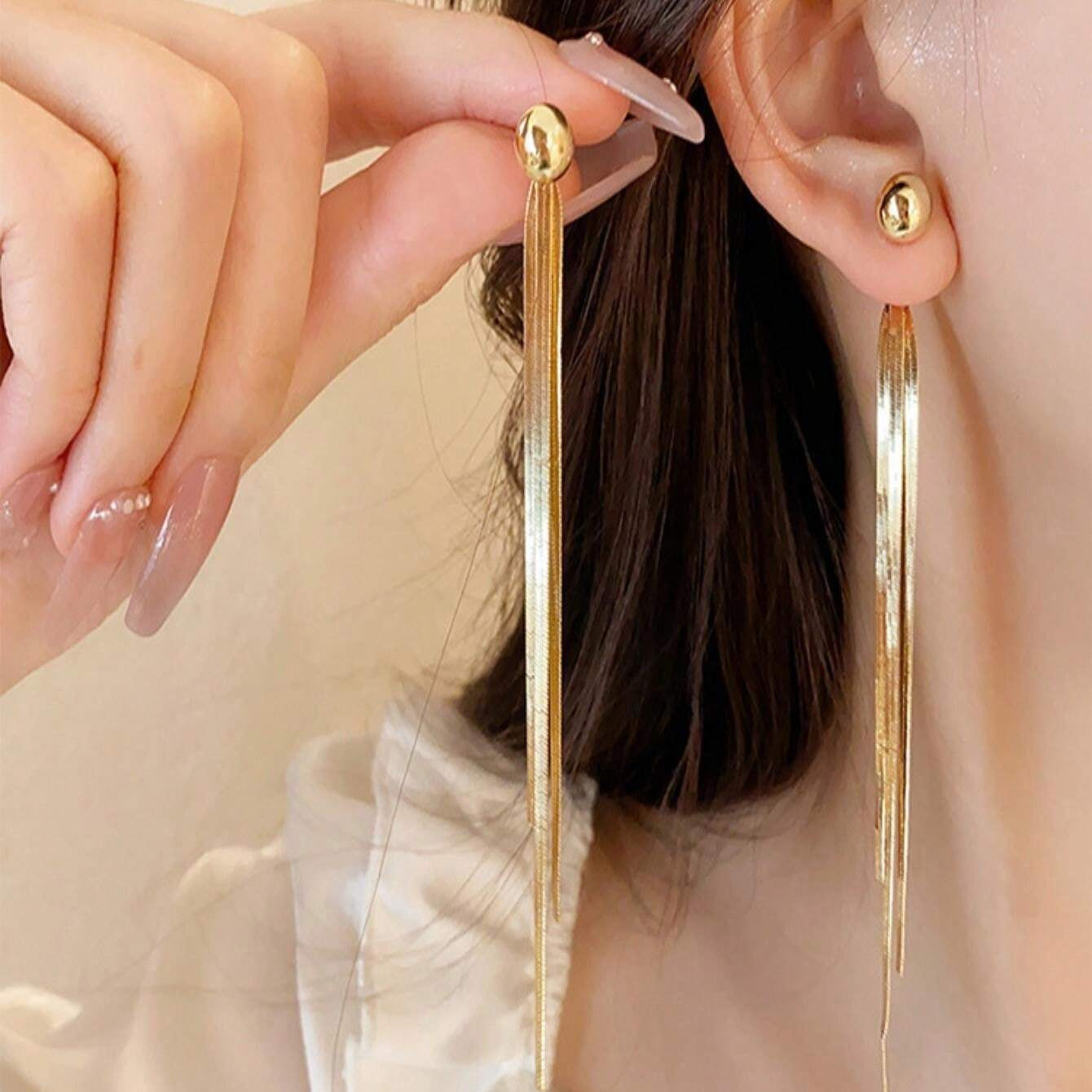 Long Tassel Danglers