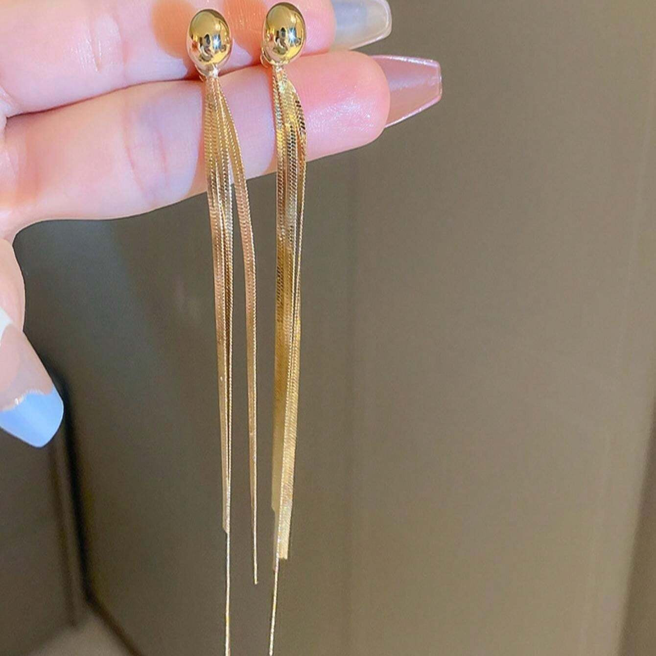 Long Tassel Danglers