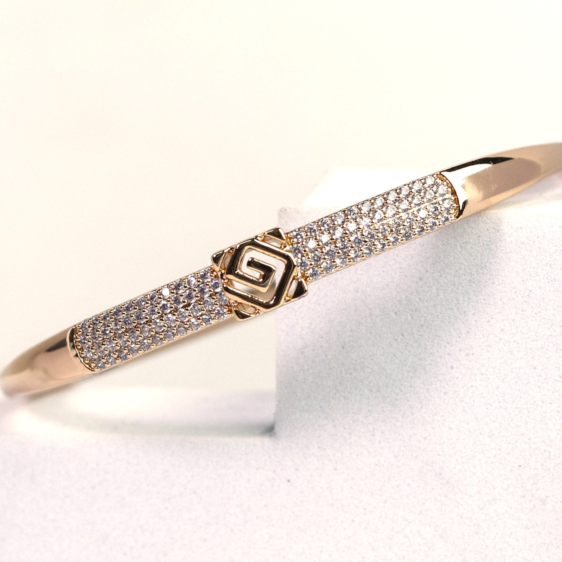 Geometric Square AD Bangle