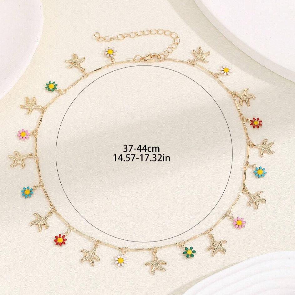 MultiColor Floral Drop