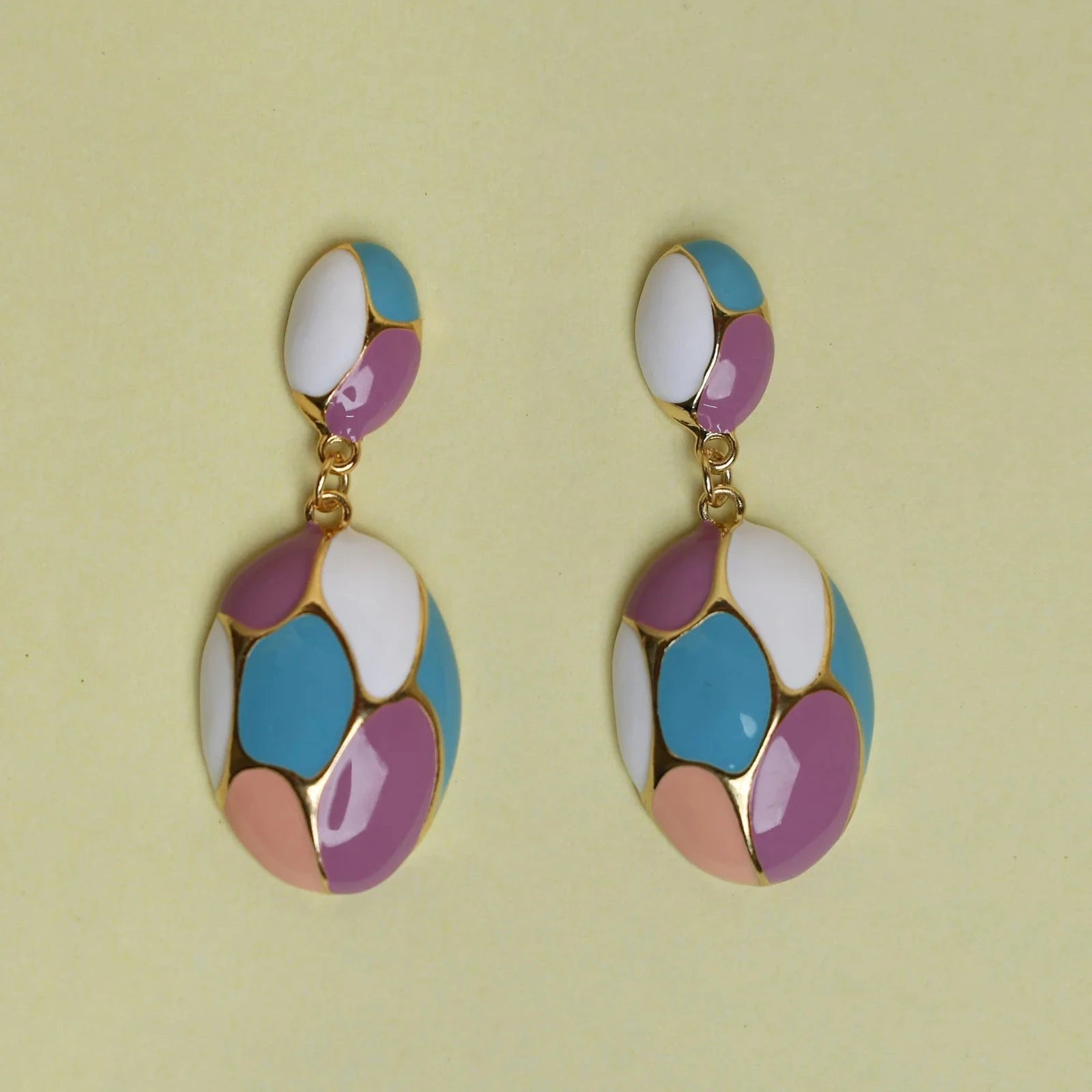 Multi Color Pastel Earrings