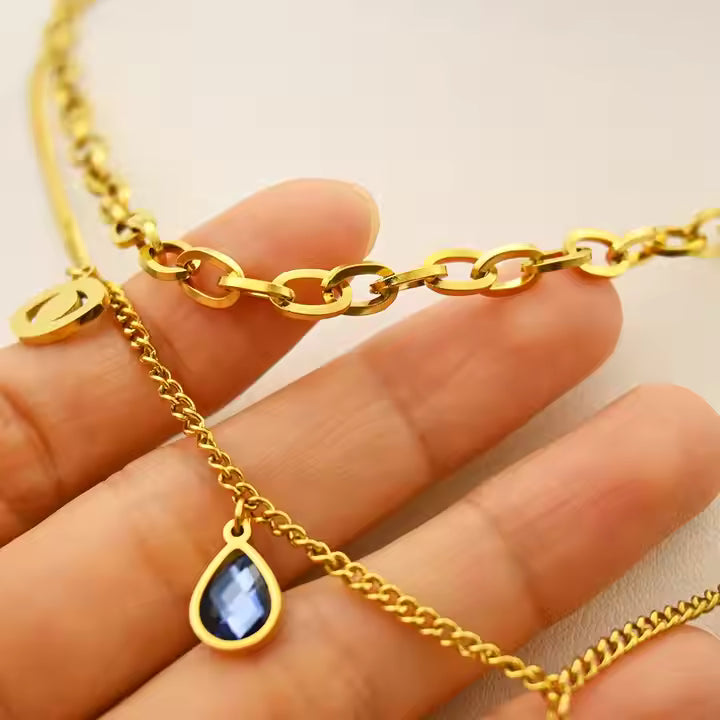 Evil Eye Layered Necklace