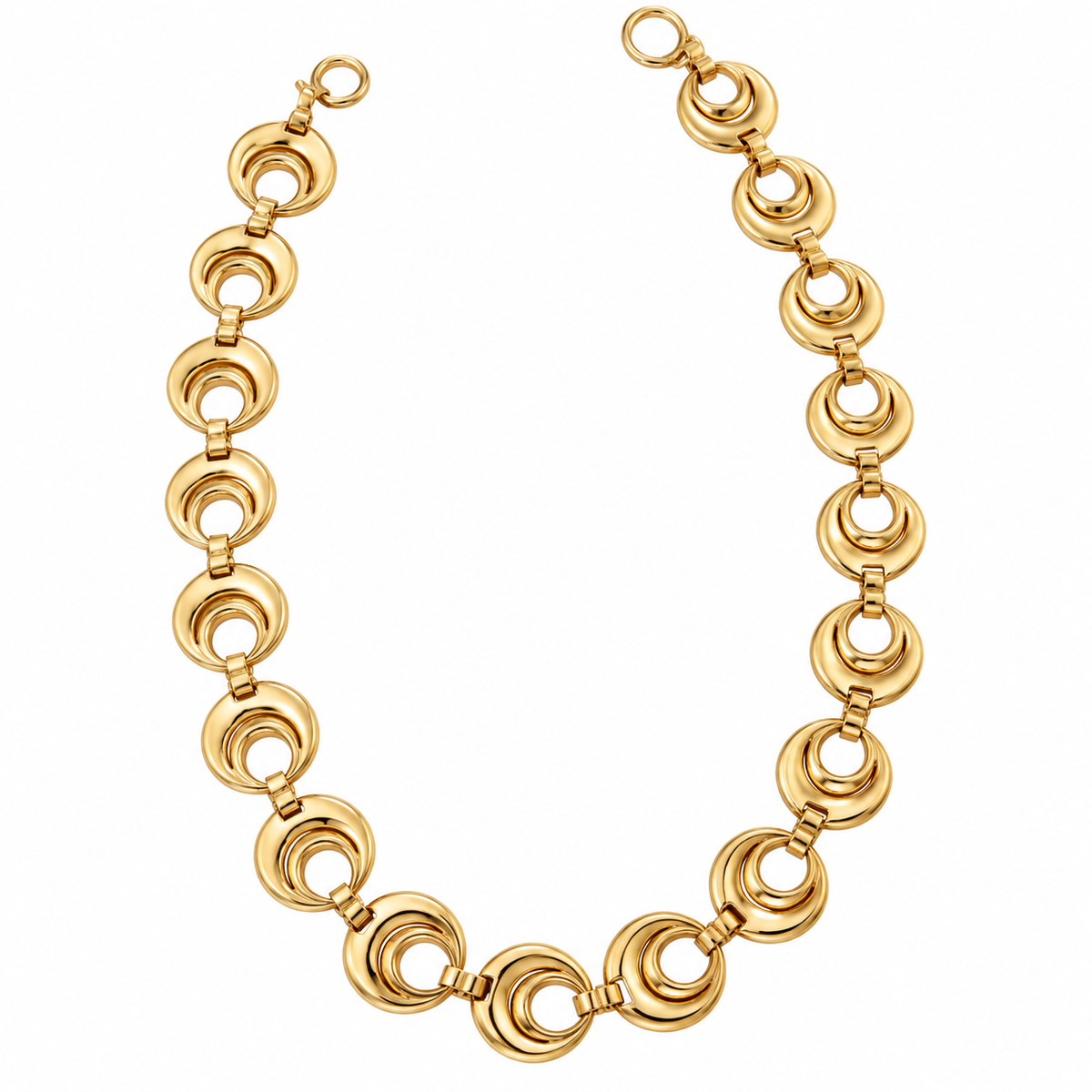 Luna Link Gold Necklace