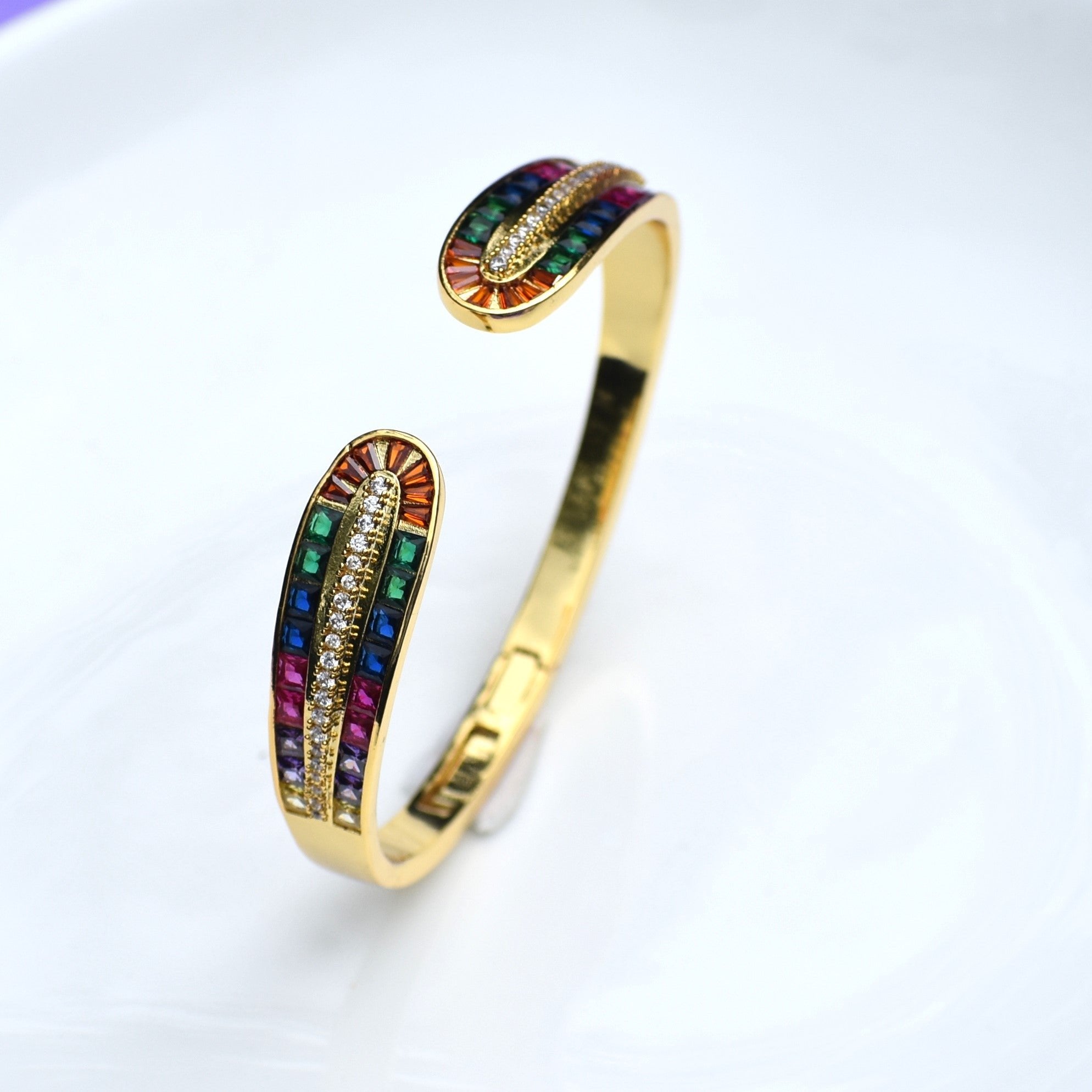 Rainbow Gold Cuff