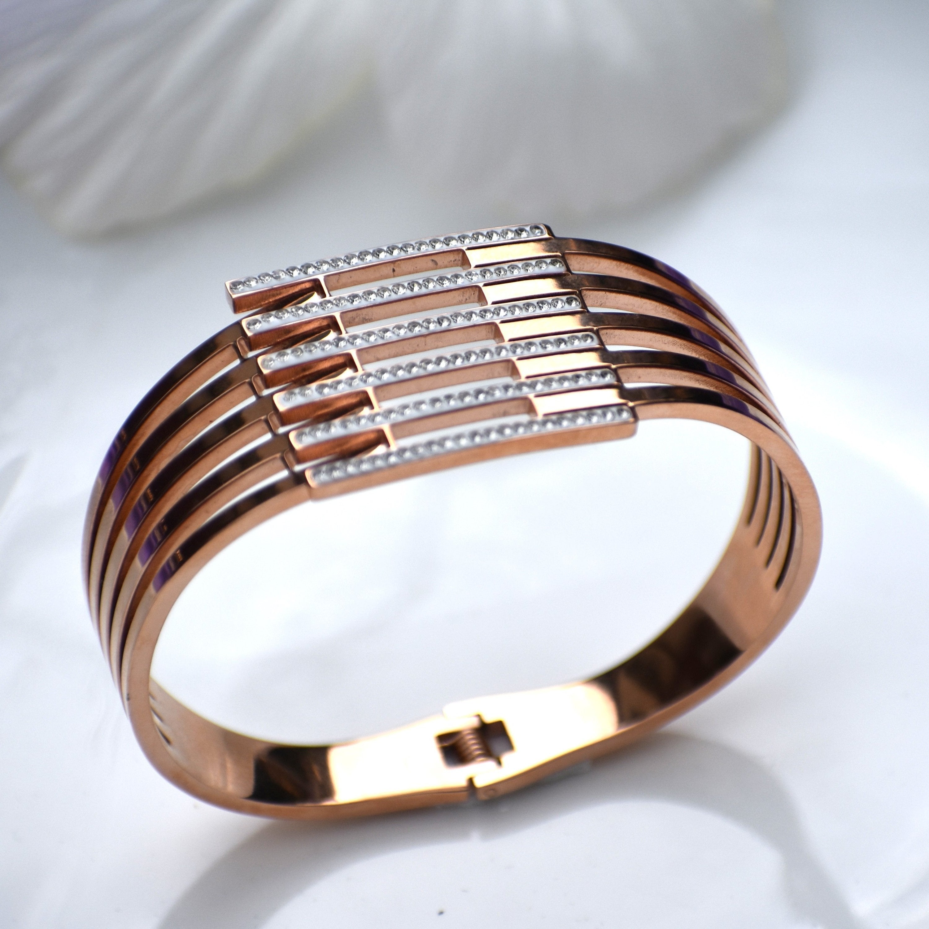 Rose Layered Bracelet