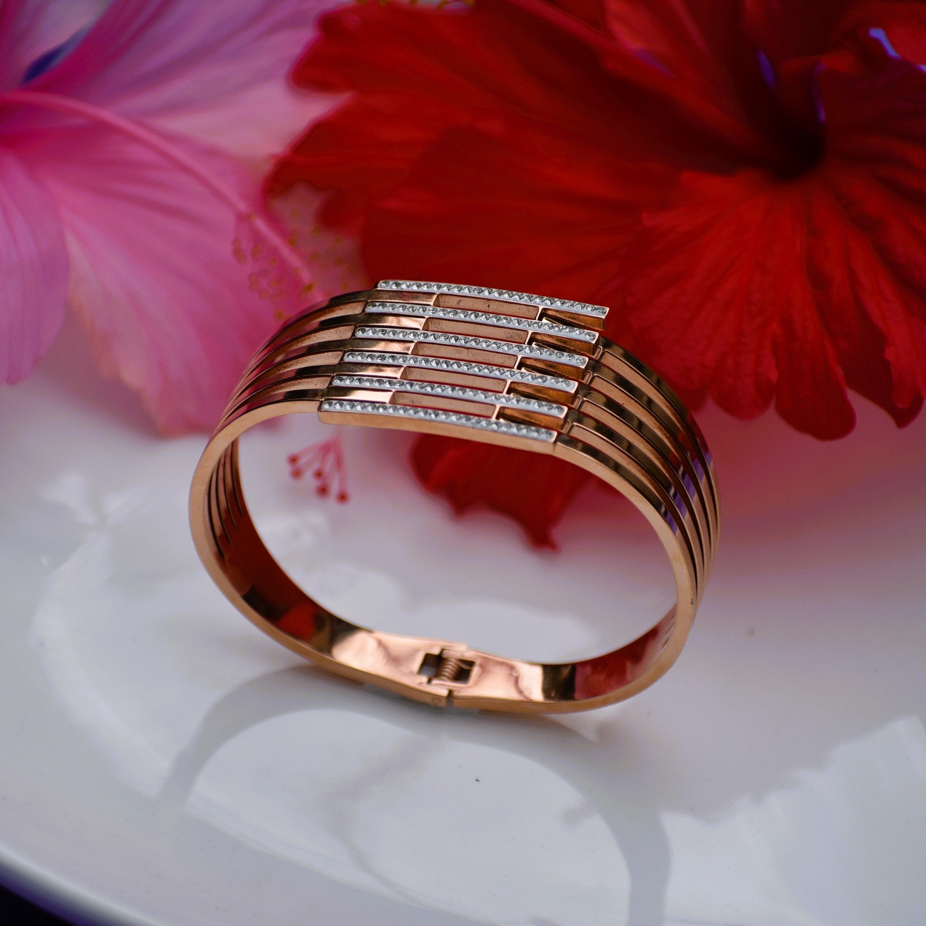 Rose Layered Bracelet