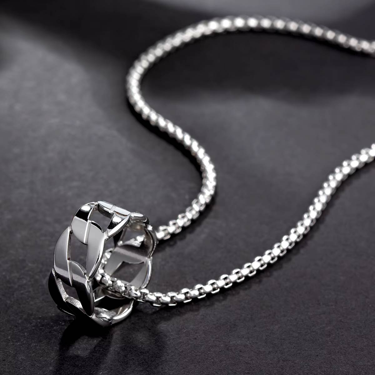 Silver Ring Charm