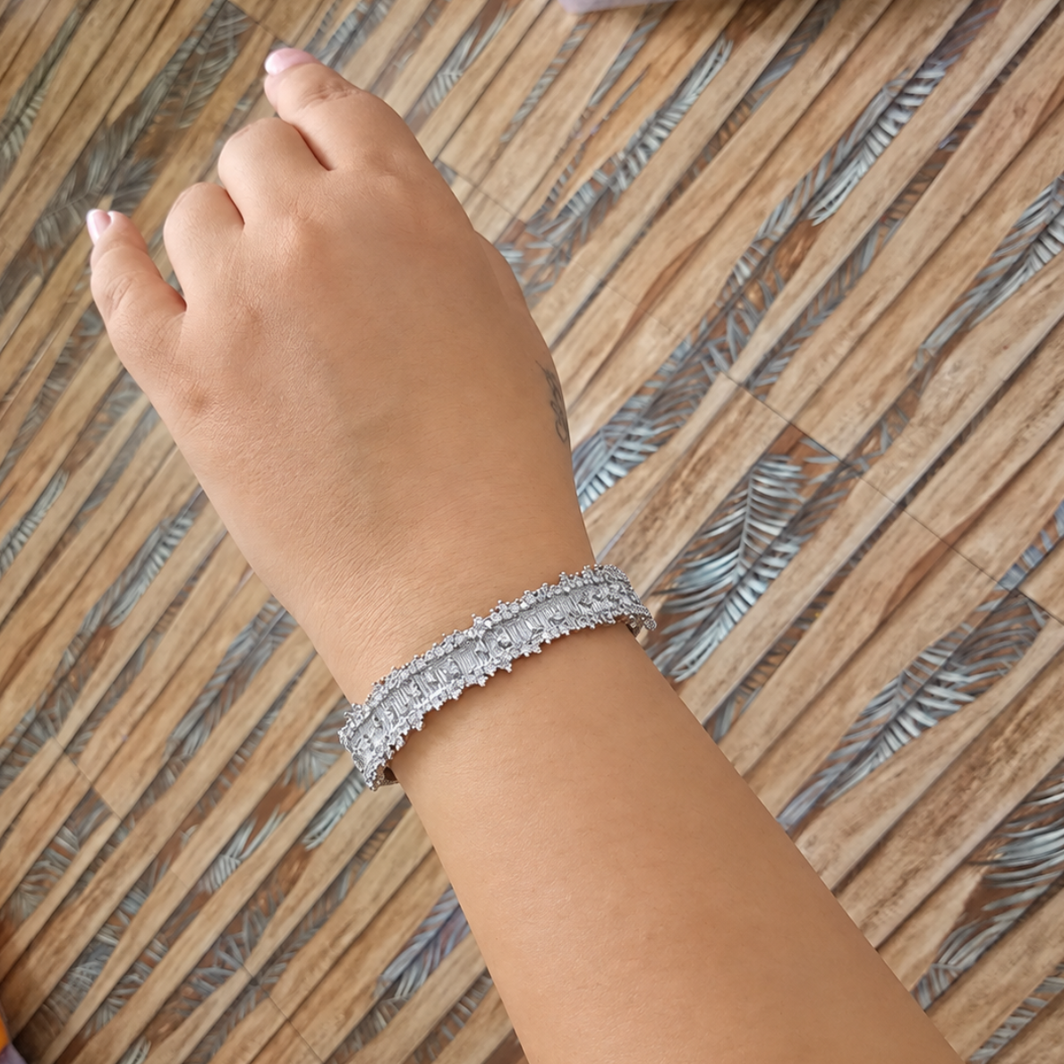 Silver Crystal Bracelet