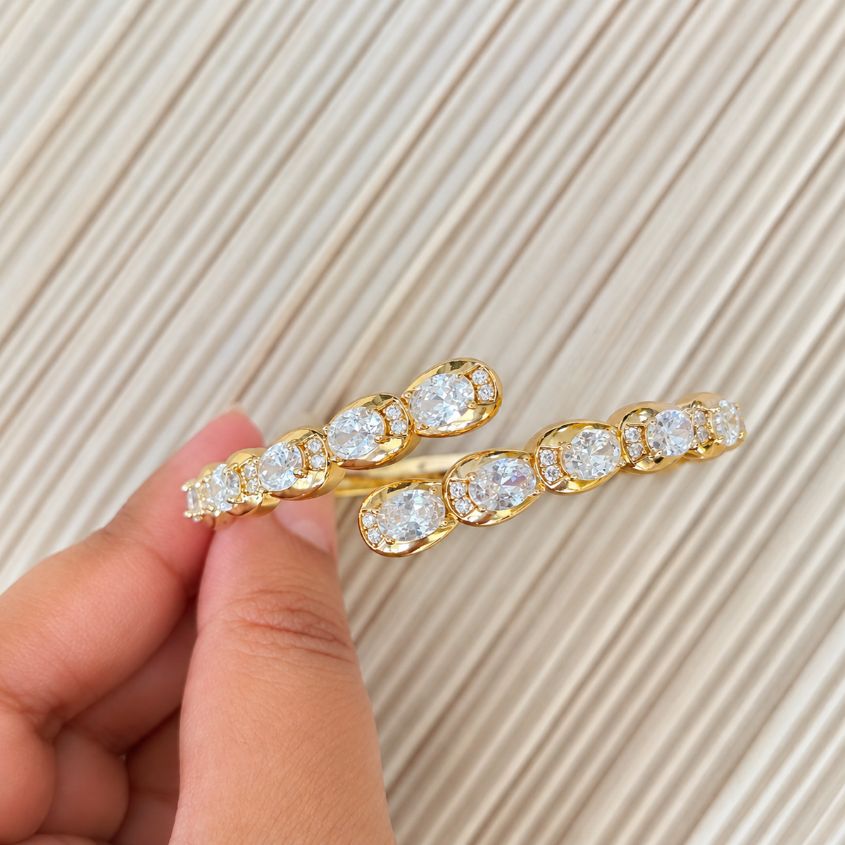 Crystal Cuff Bangle