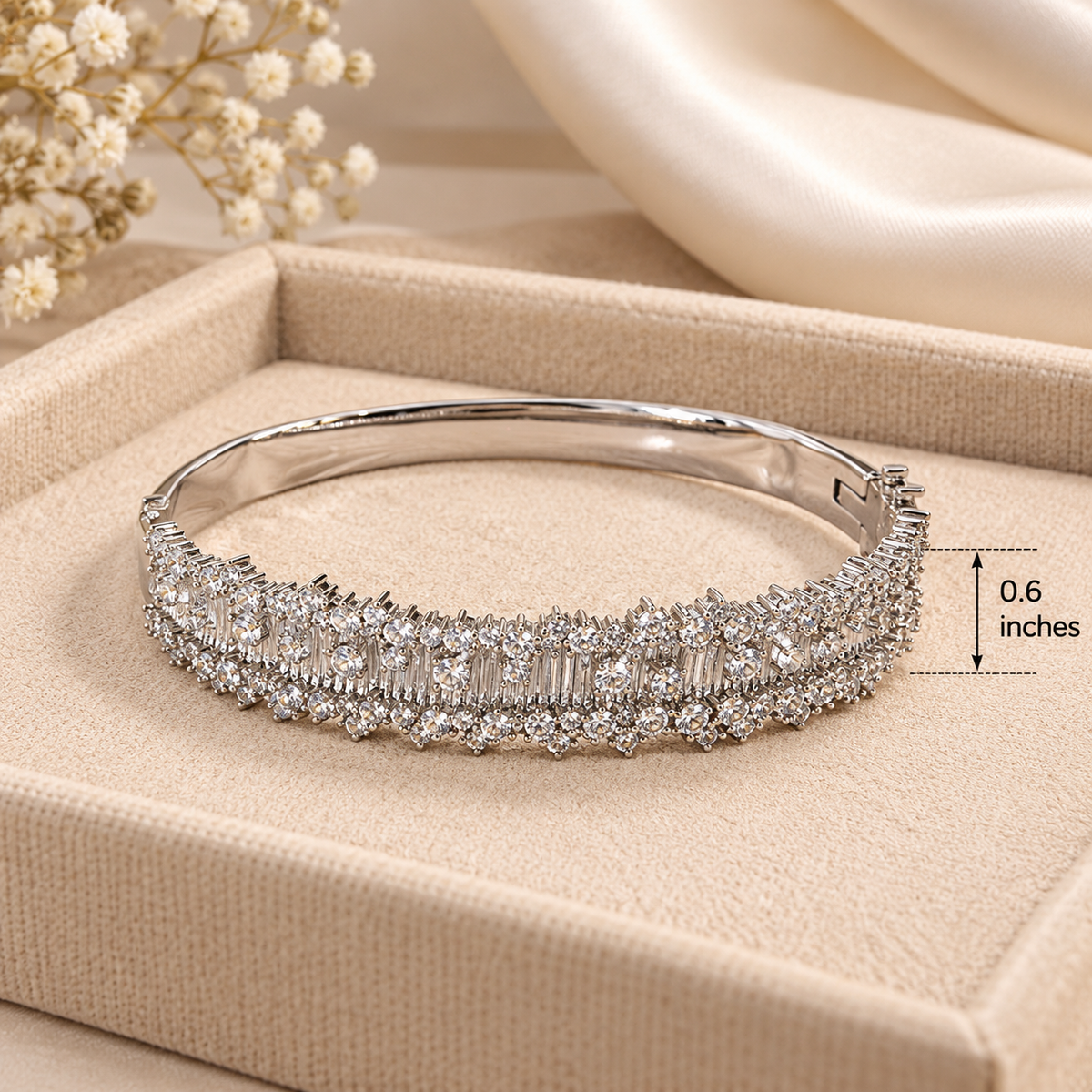 Silver Crystal Bracelet