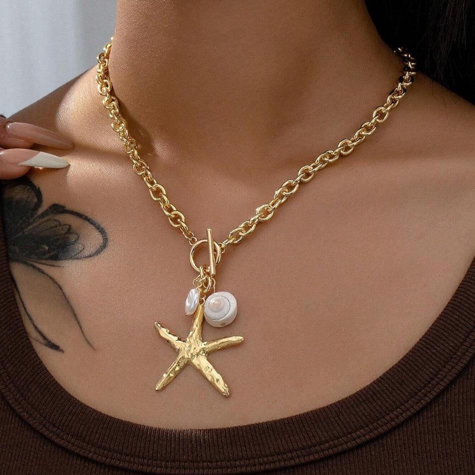 Steel Faux Pearl