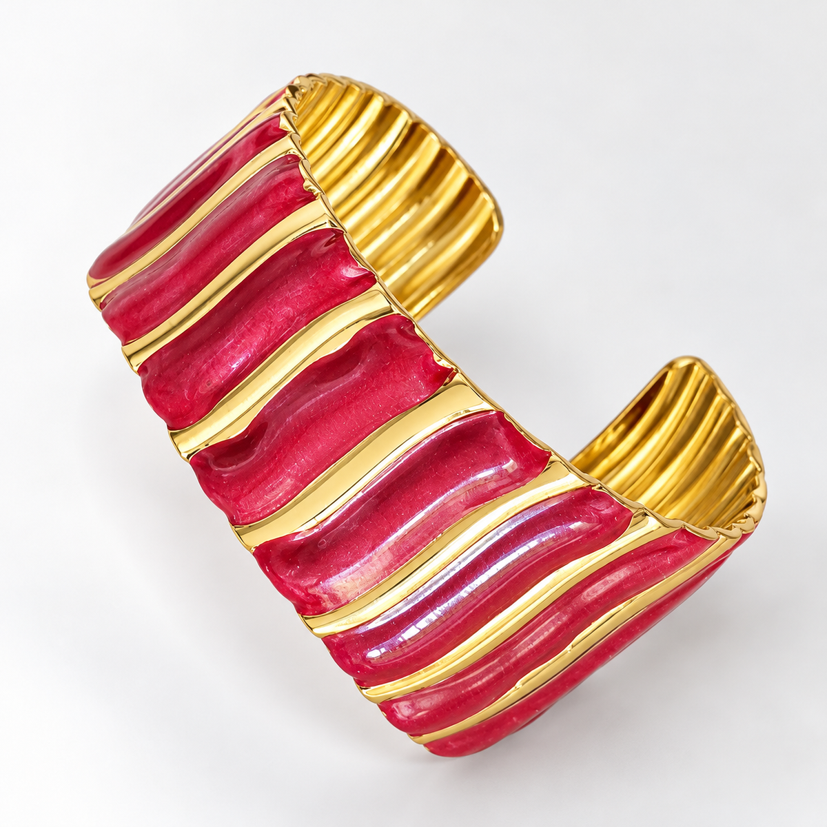 Ruby Asymmetric Bracelet