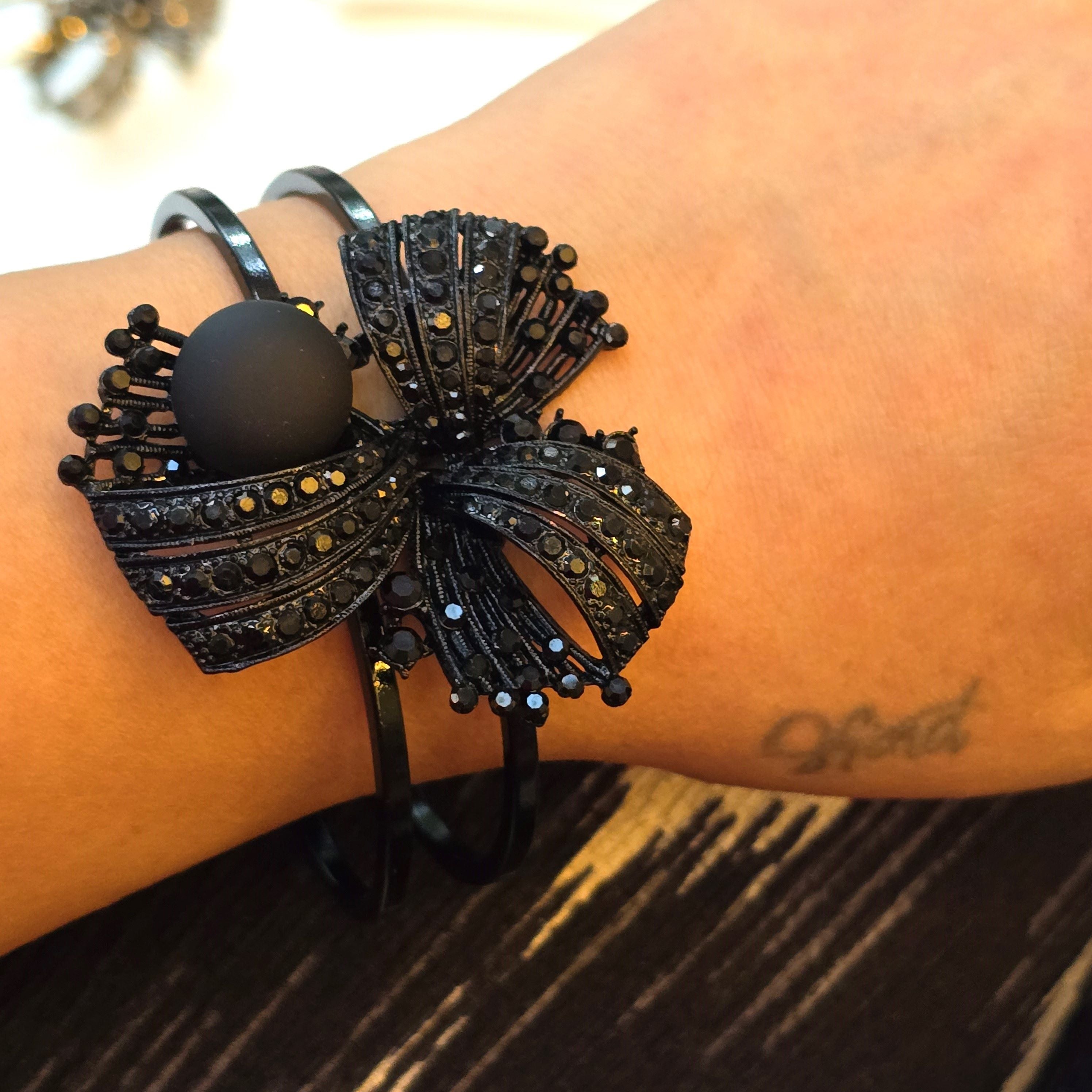 Black Crystal Bracelet