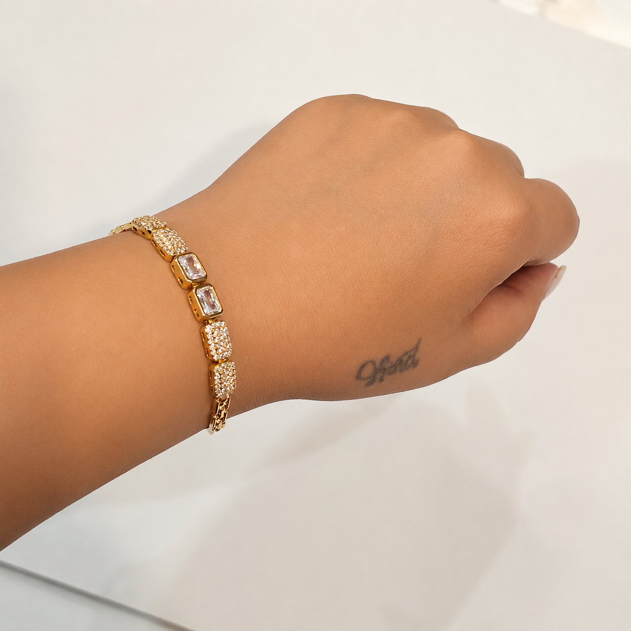 Radiant Link CZ Bracelet