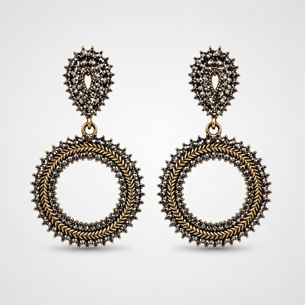 Halo Antique Earrings
