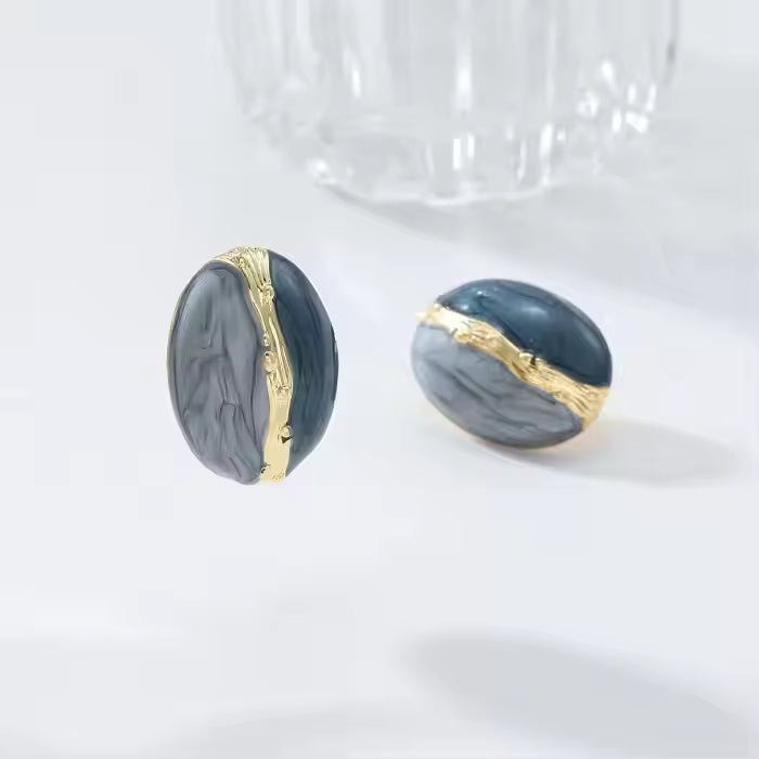 Grey Stud Earrings