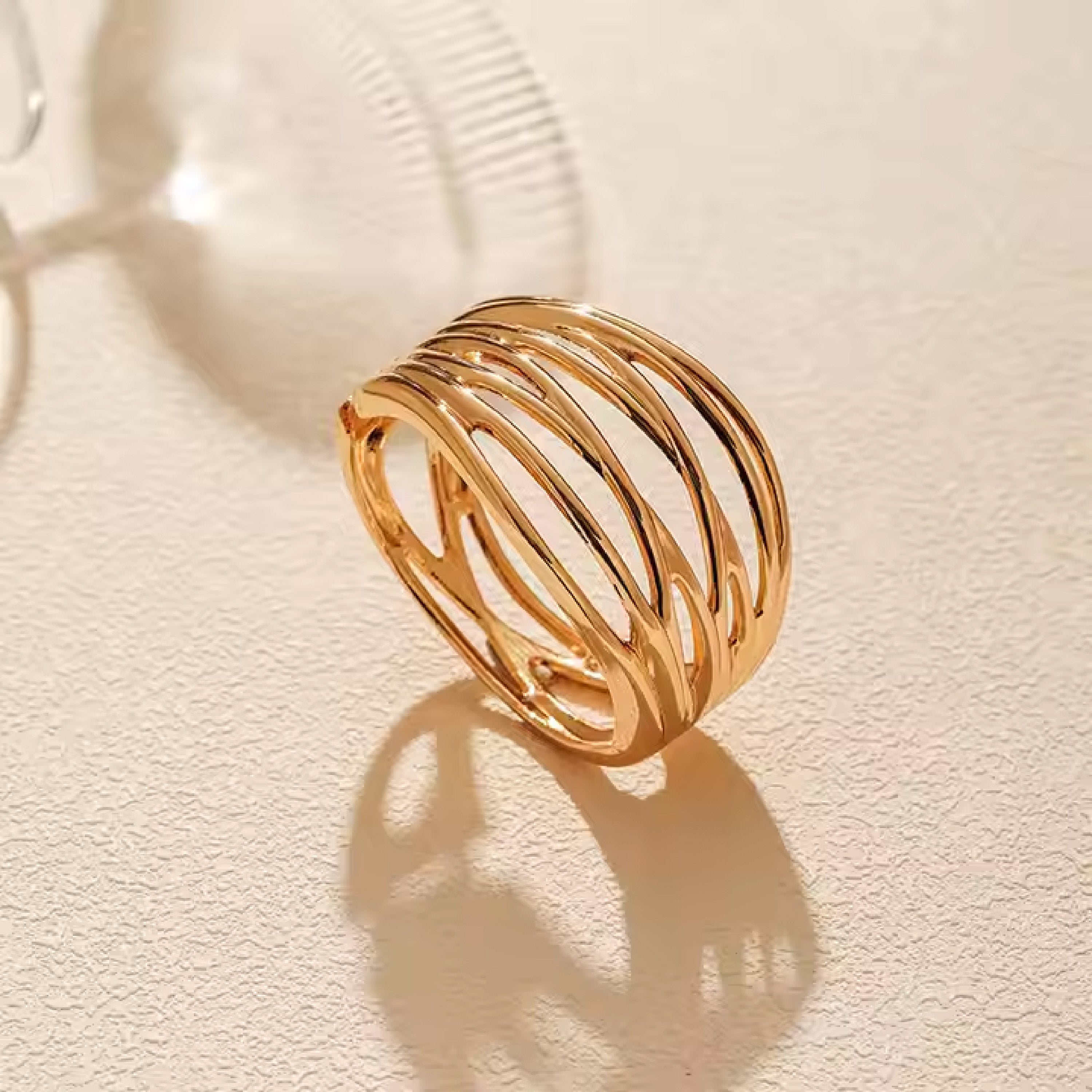 Golden Drift Wave Cuff