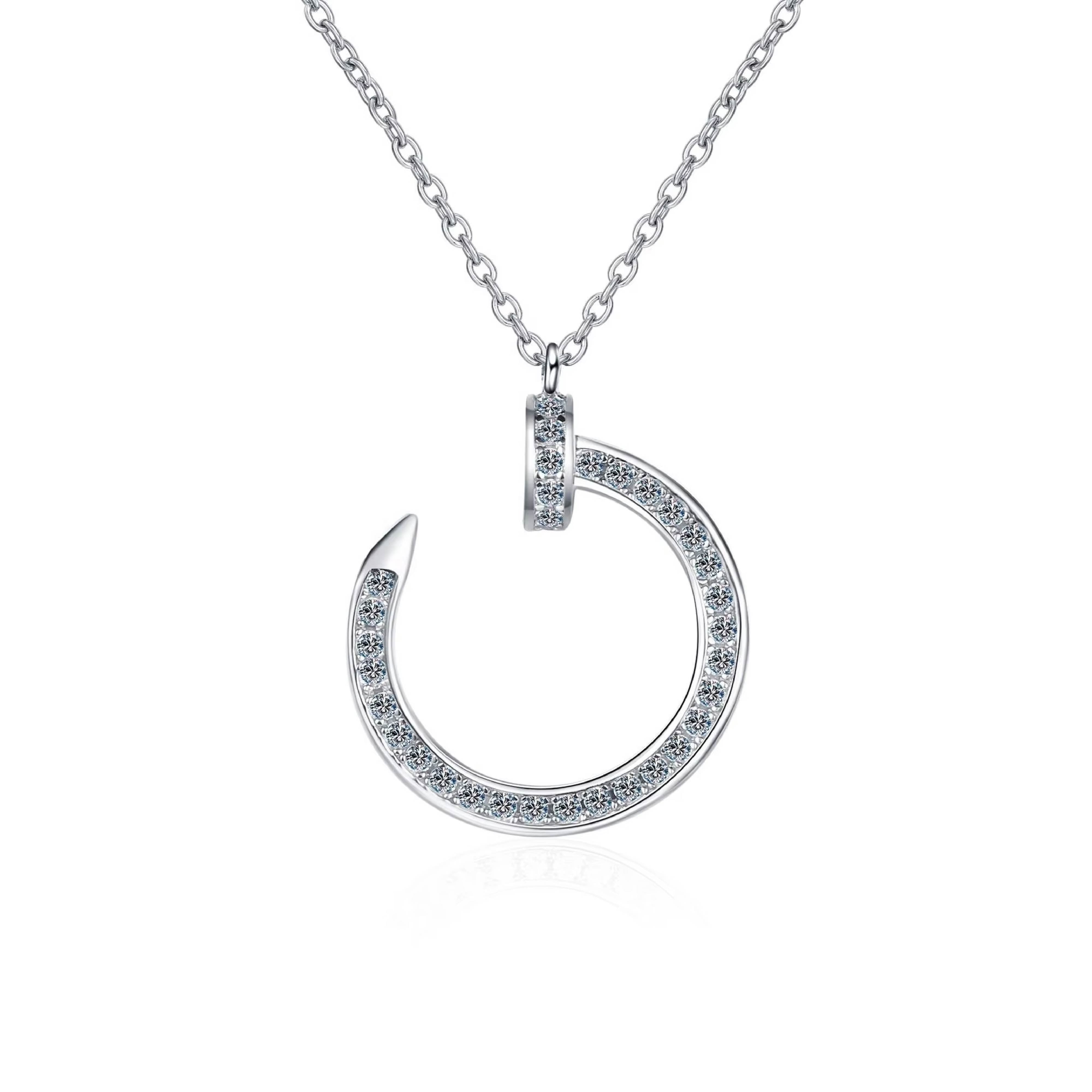 Crescent Spark Necklace