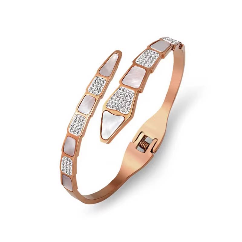 Rose Gold Mosaic Cuff