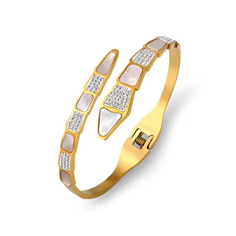 Gold Mosaic Cuff