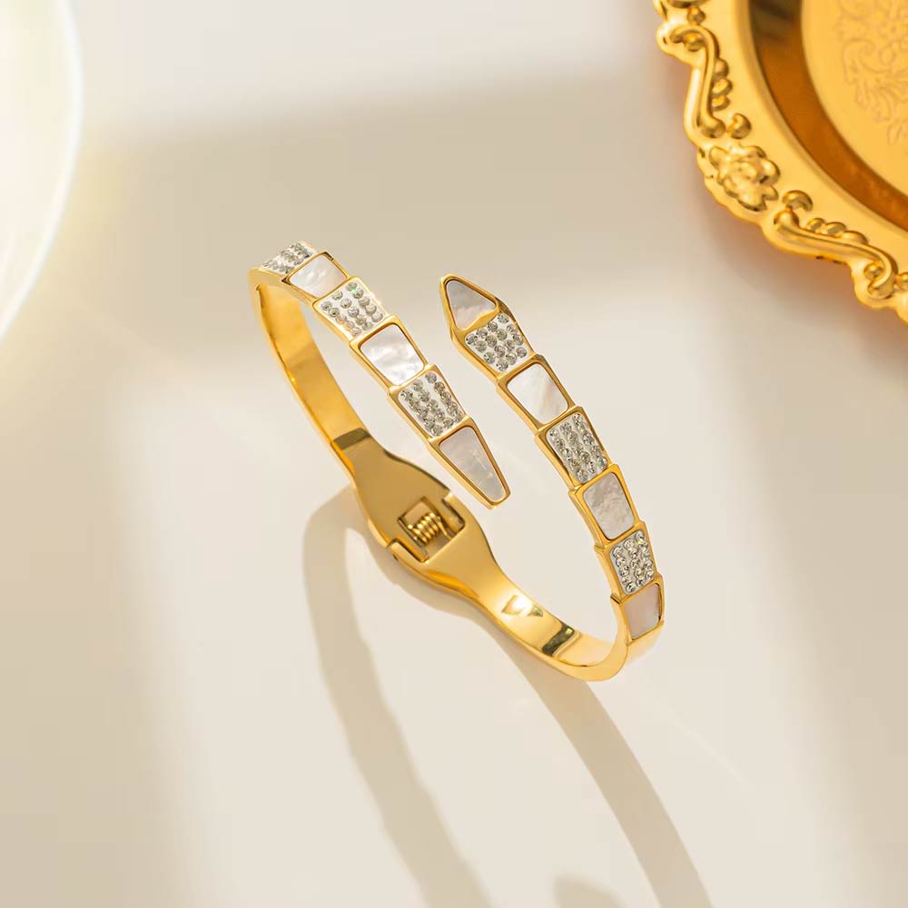 Gold Mosaic Cuff