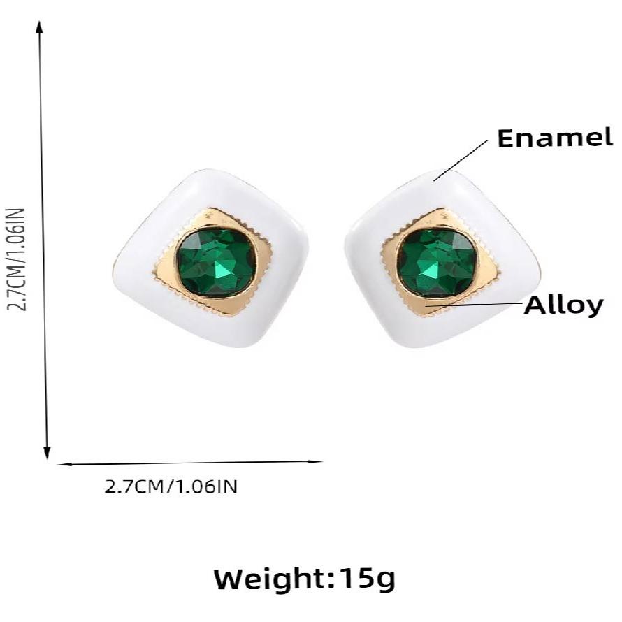 White & Green Square