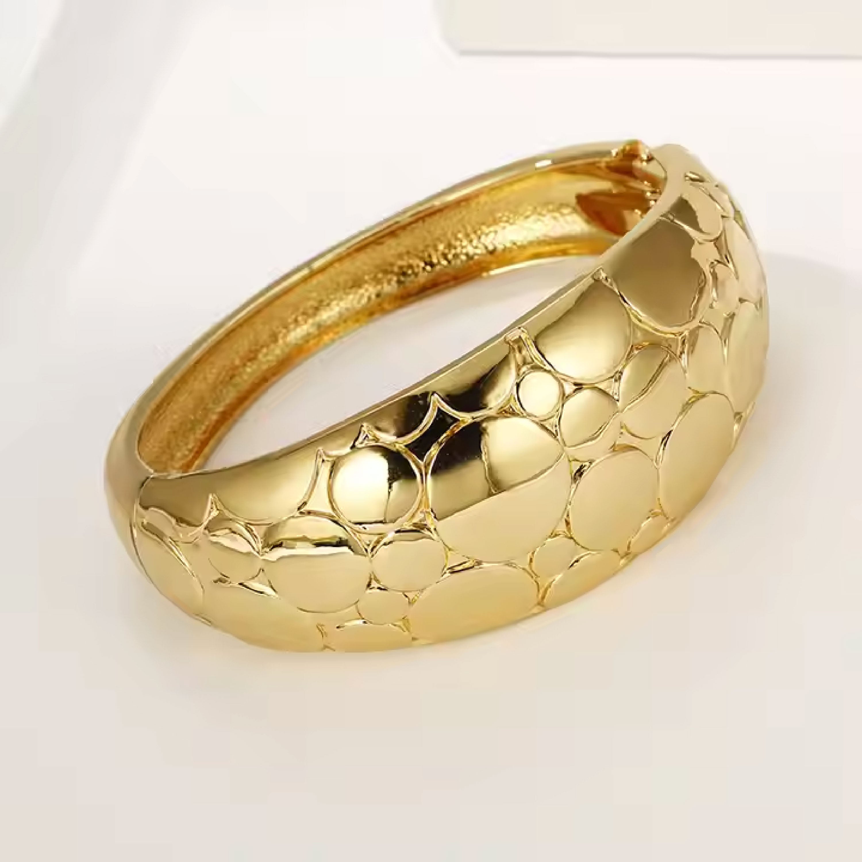 Golden Bubbles Cuff