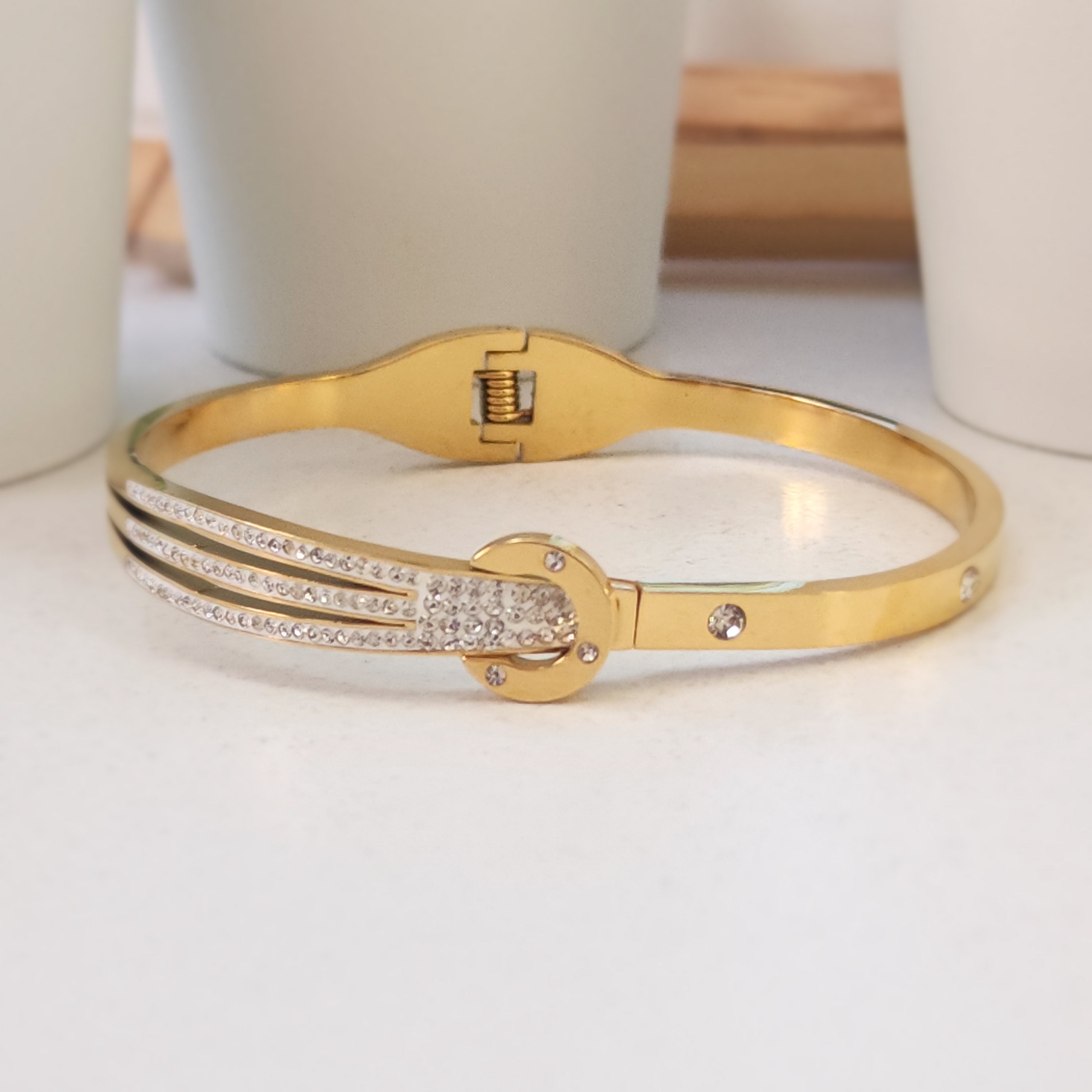 Gold Spot Bangle