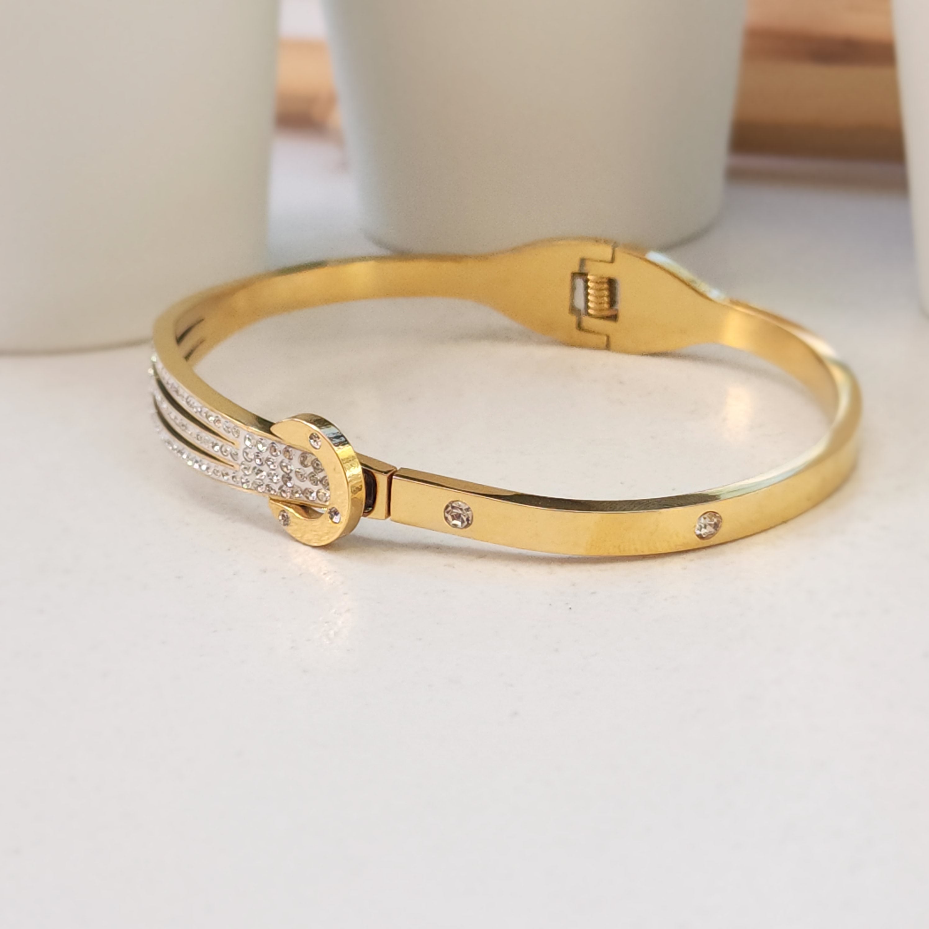 Gold Spot Bangle