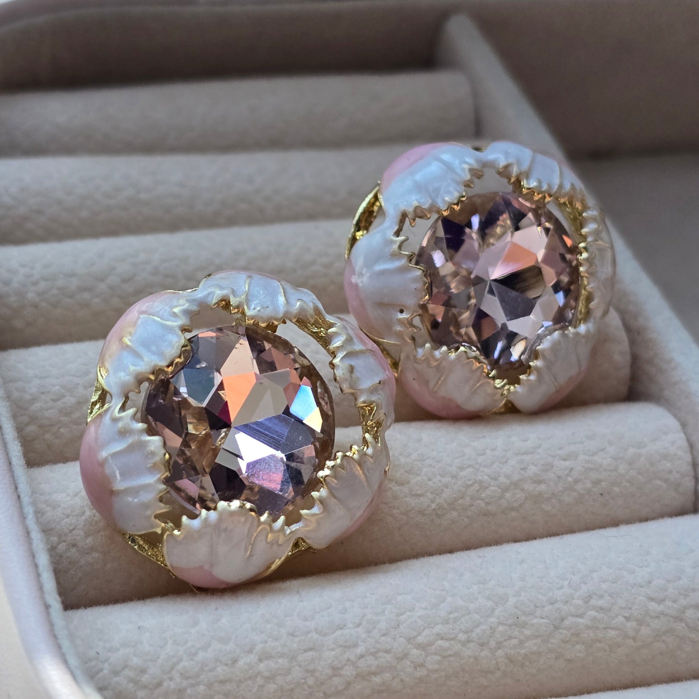 Pastel Petal Studs