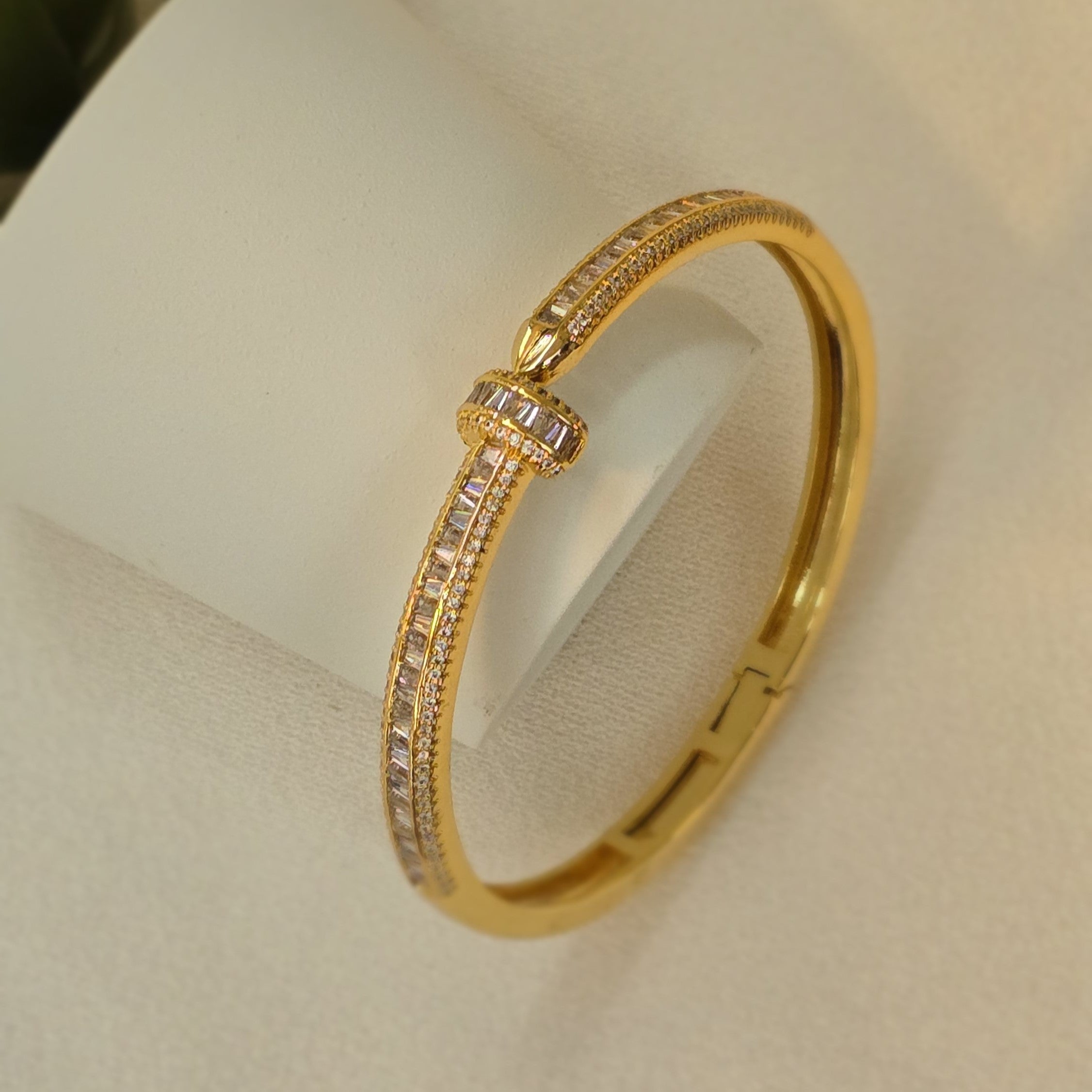 Diamond Baguettes Bangle