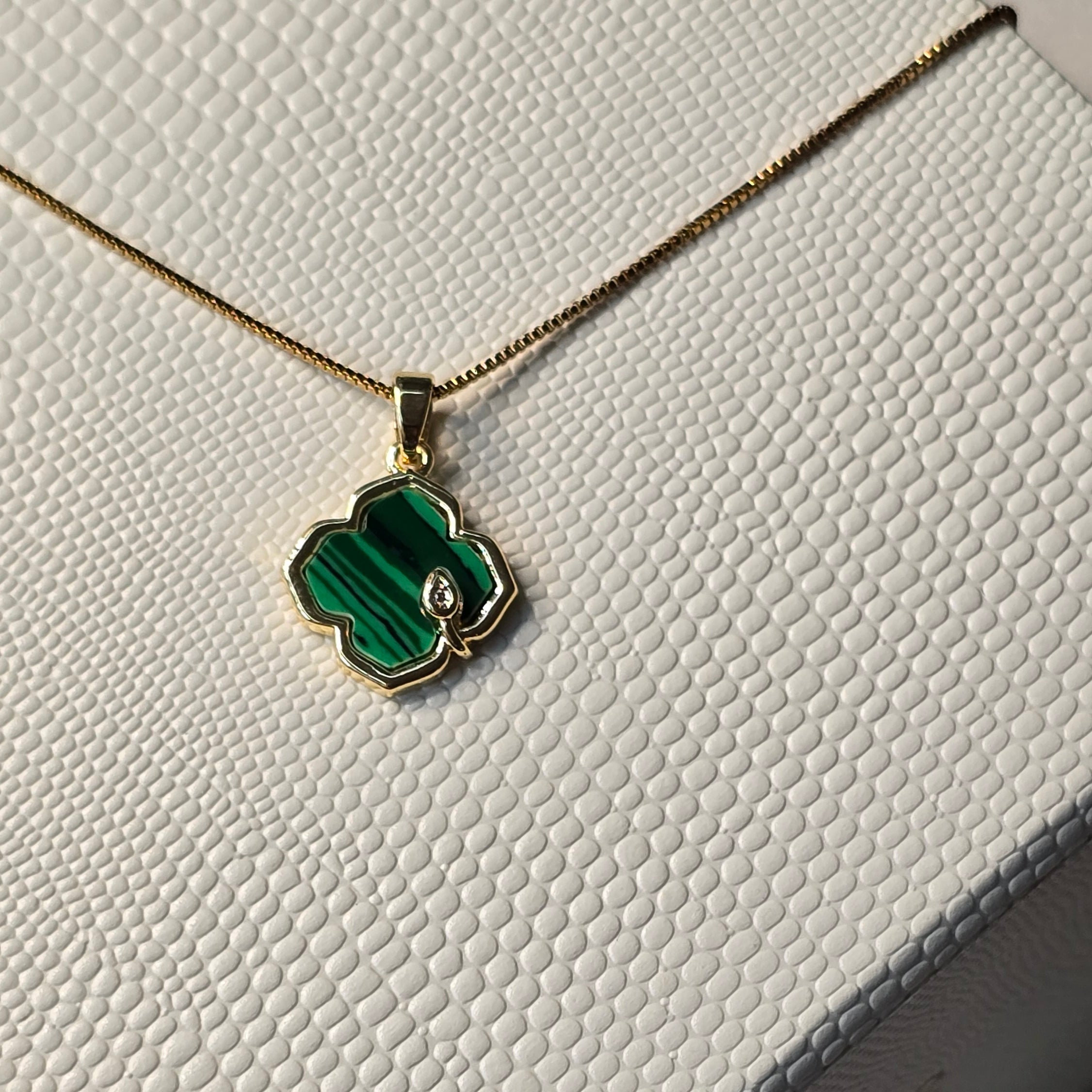 Green Clover Necklace