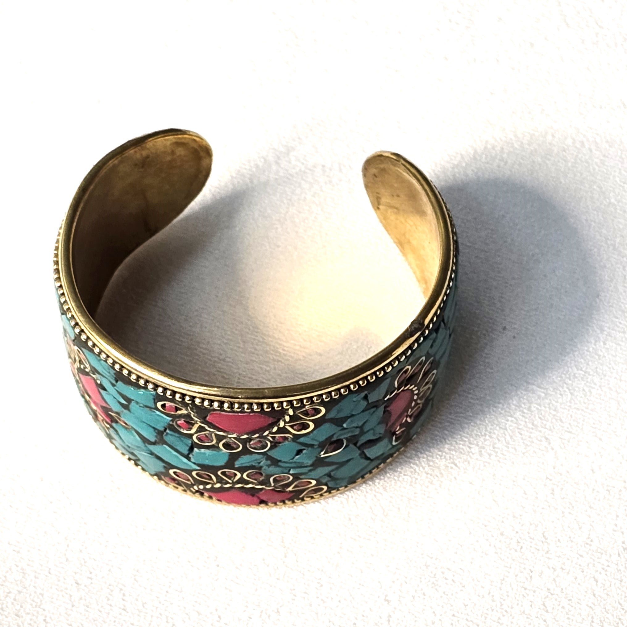 Khardung Mosaic Cuff – Handcrafted in Ladakh