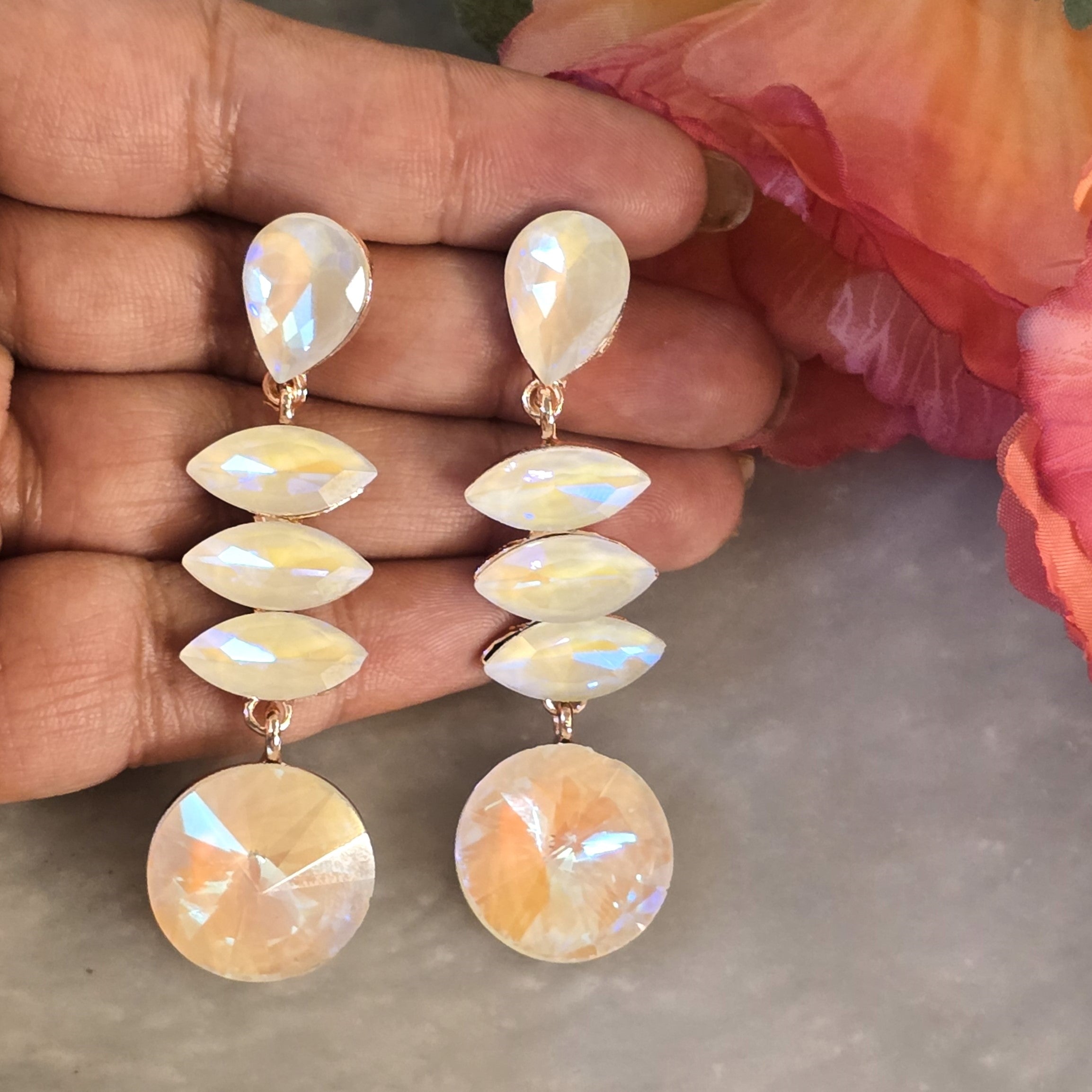 Aurora Glow Drop Earrings