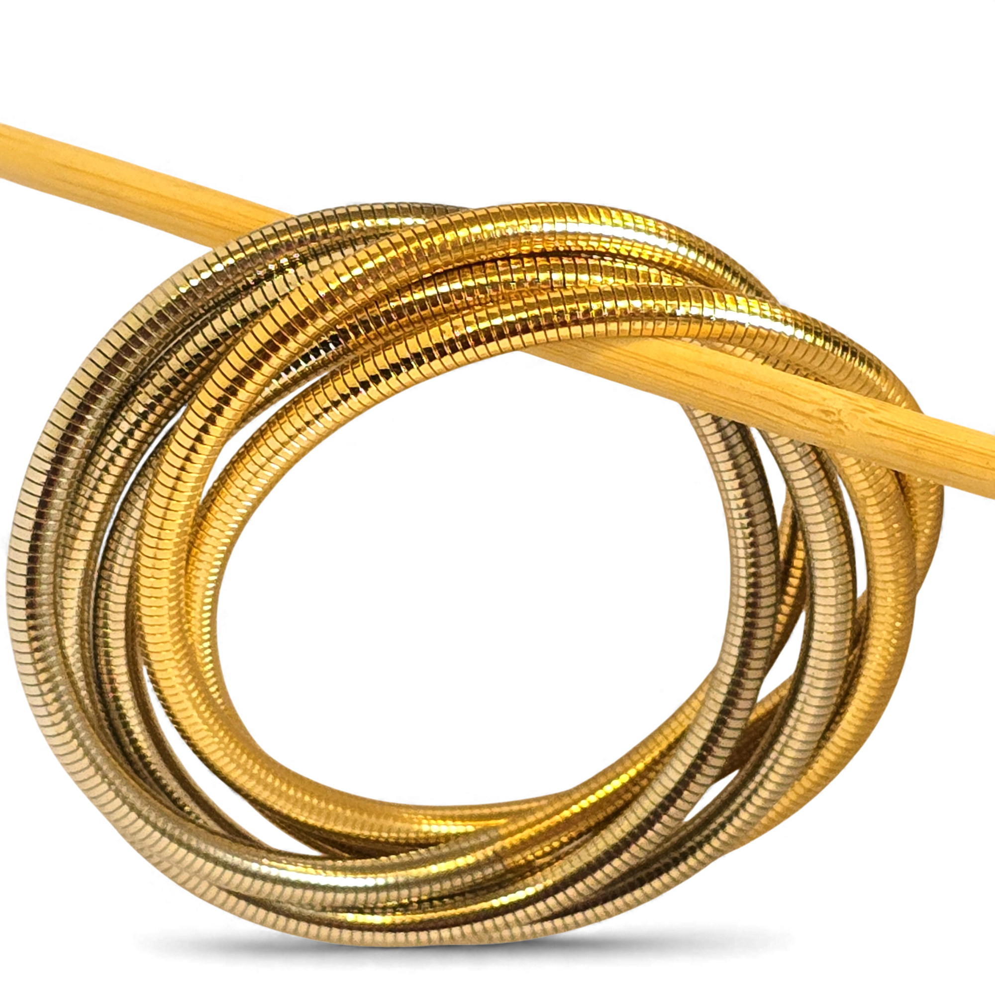 Gold & Silver Coil Bracelet