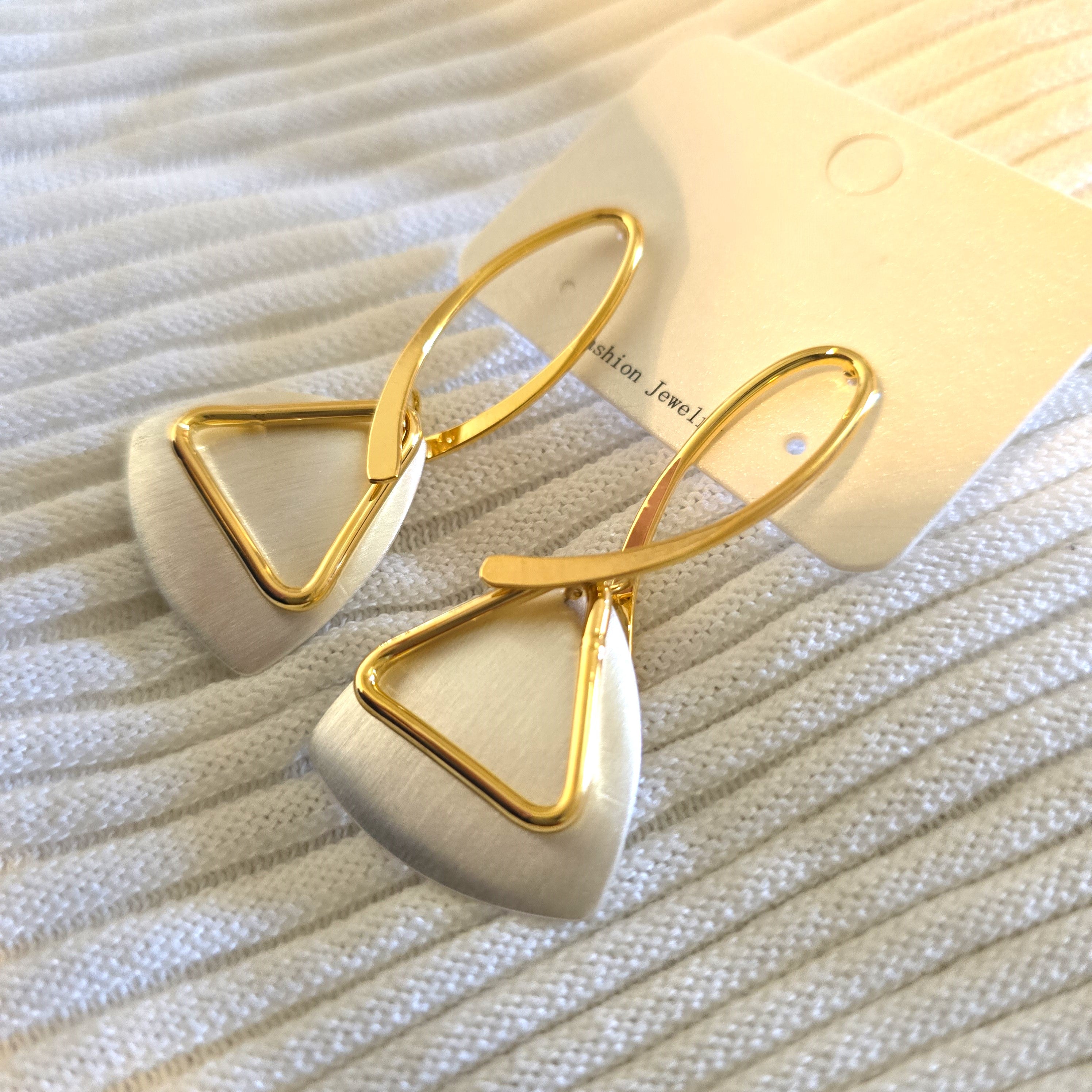 Geometric Statement Earrings
