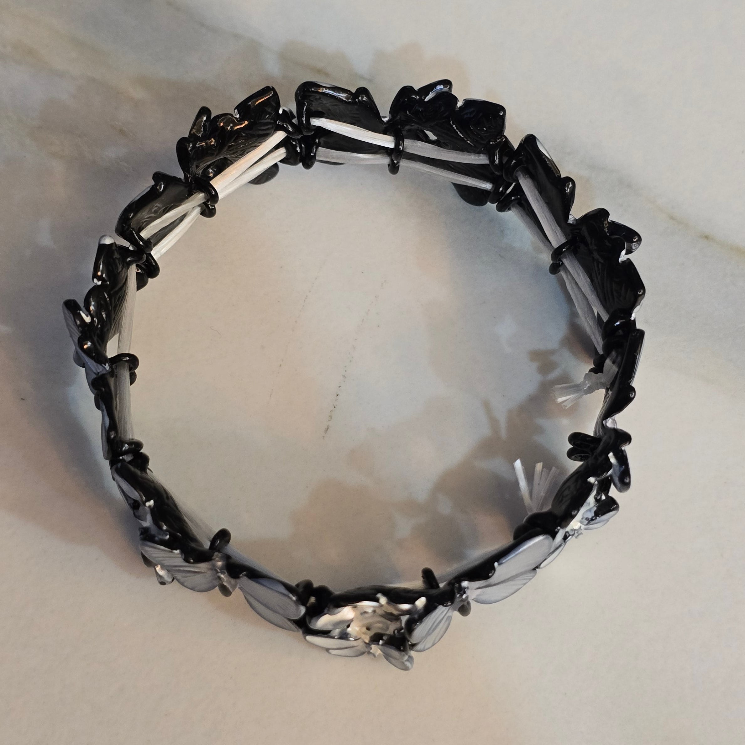 Midnight Butterfly Stretch Bracelet