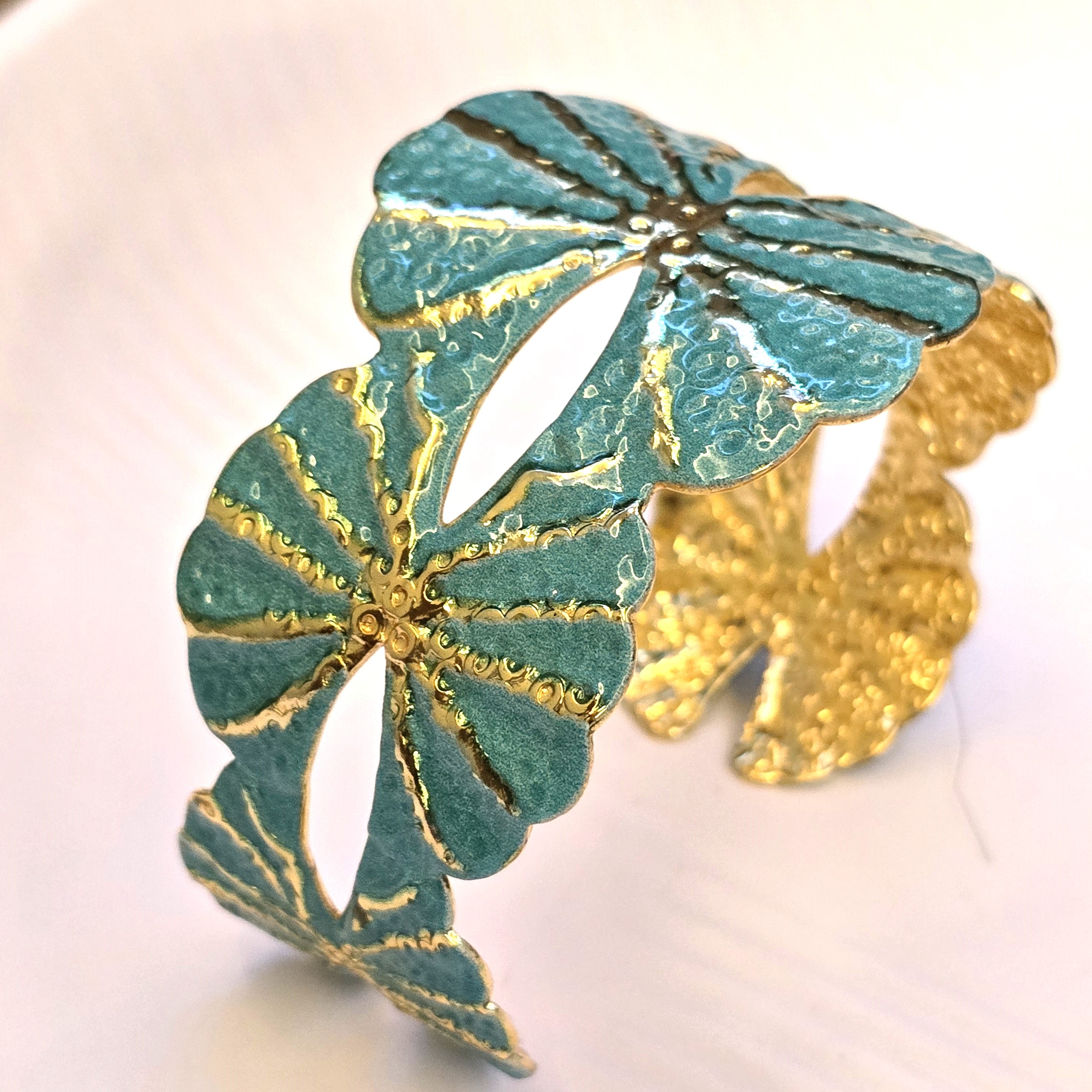 Turquoise  Enamel Bracelet