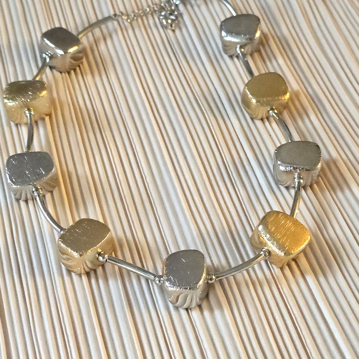 Golden Silver Harmony Necklace