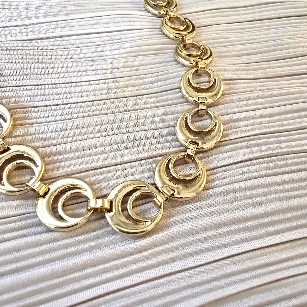 Luna Link Gold Necklace