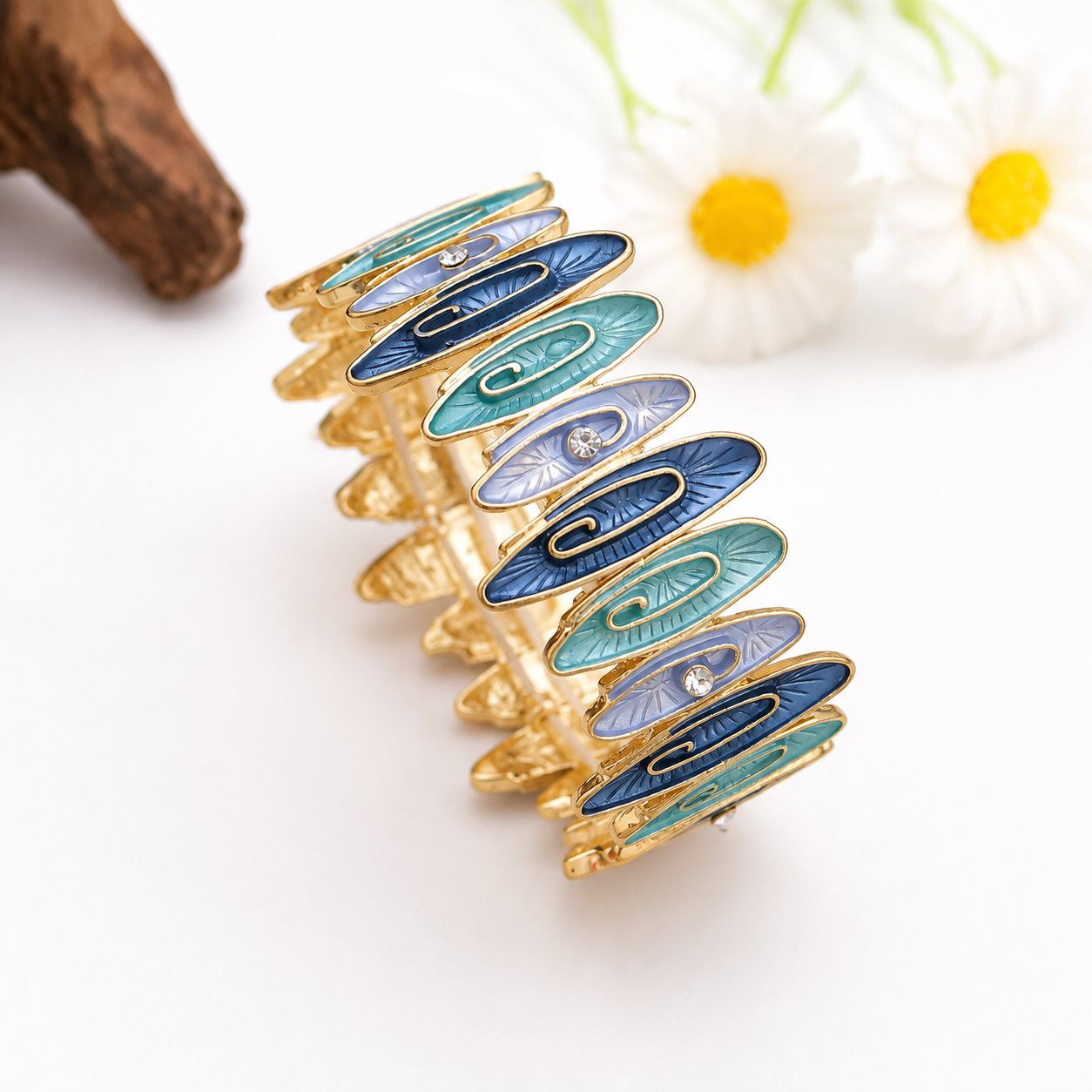Ocean Whisper Enamel Bracelet