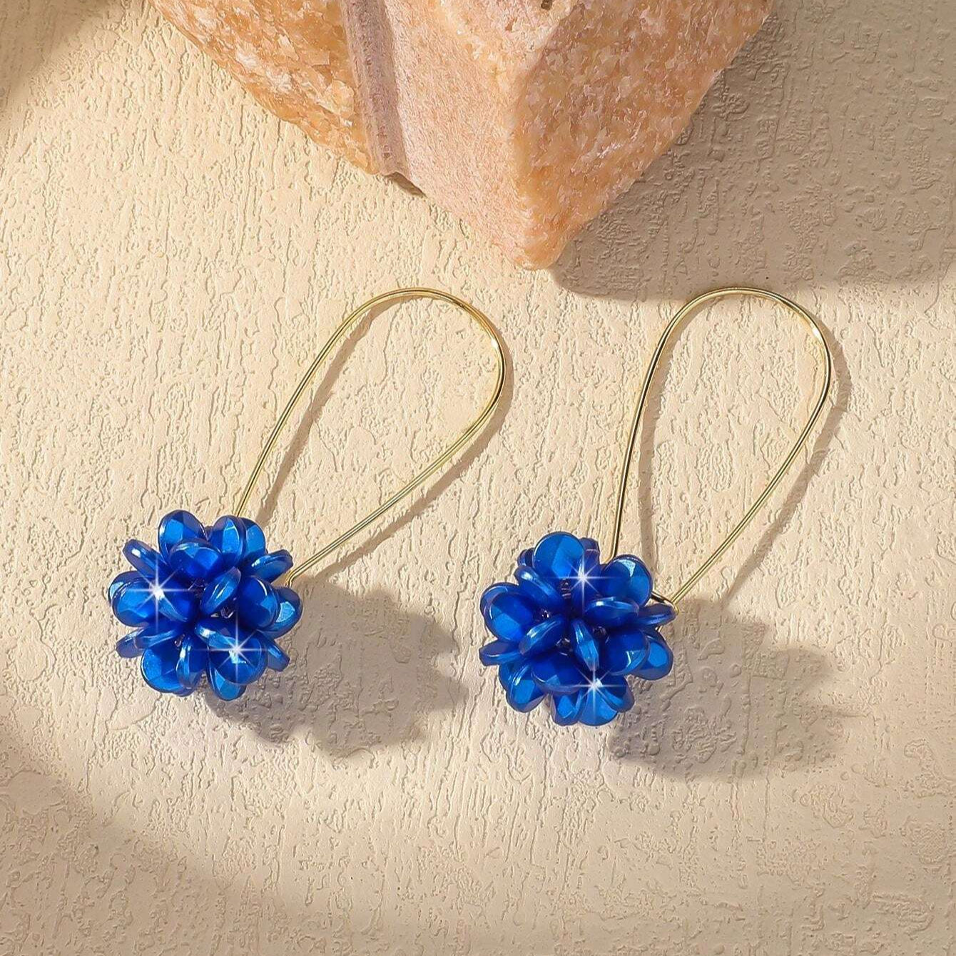 Blue Pearl Danglers