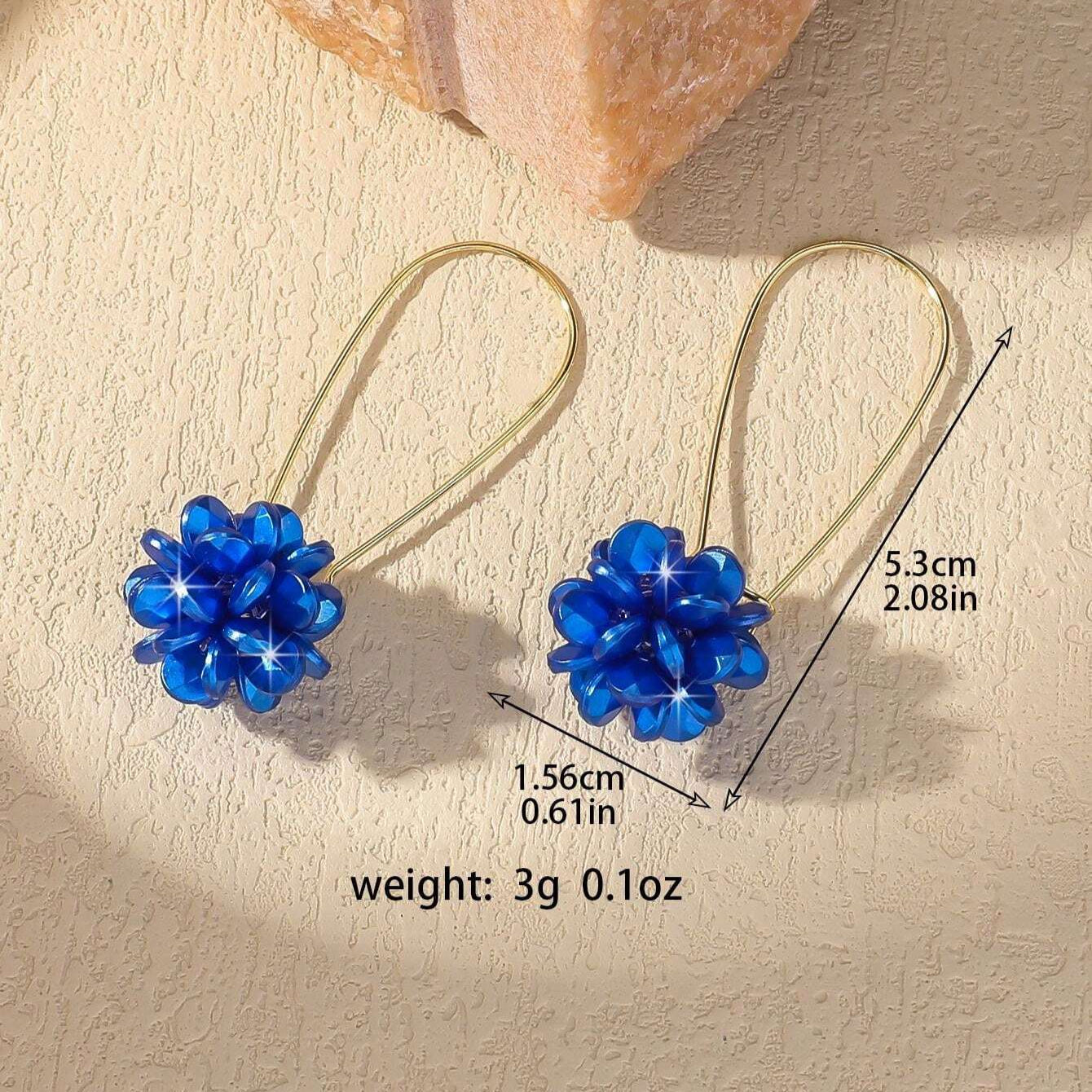 Blue Pearl Danglers