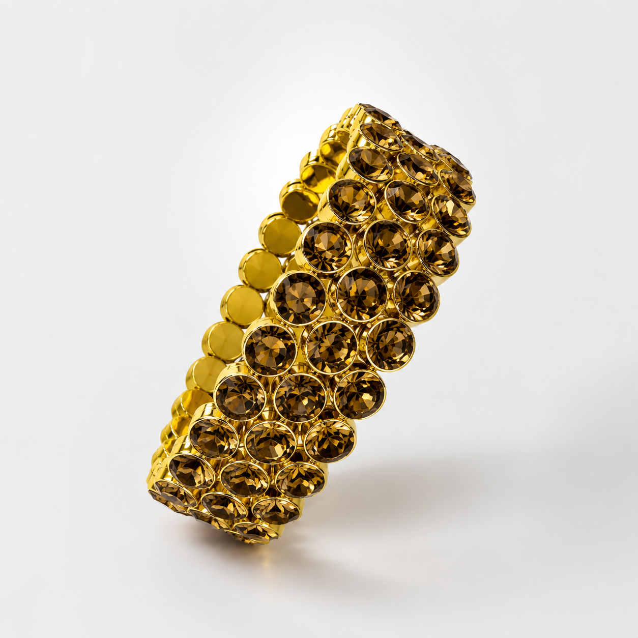 Bronze Luxe Crystal Bracelet